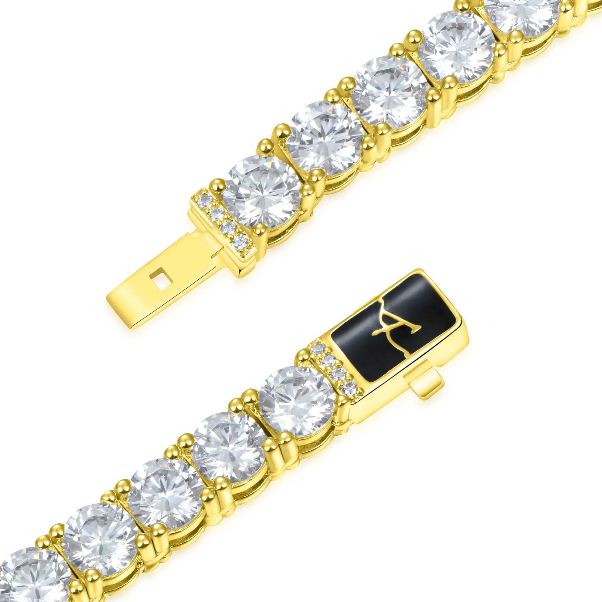 Youth Iced Tennis Chain - 5mm - Image 7