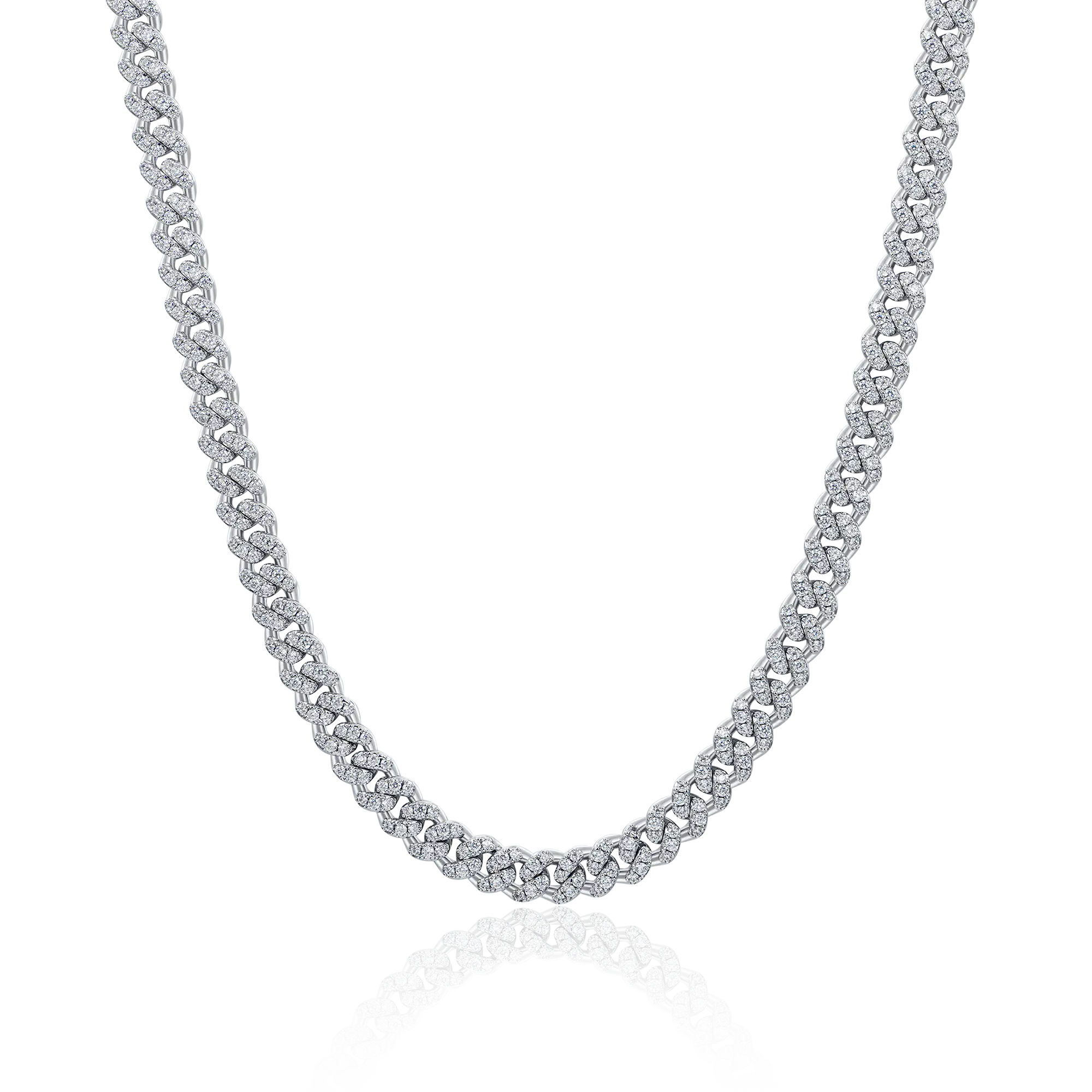 Micro Round Cut Cuban Link Chain - 6mm