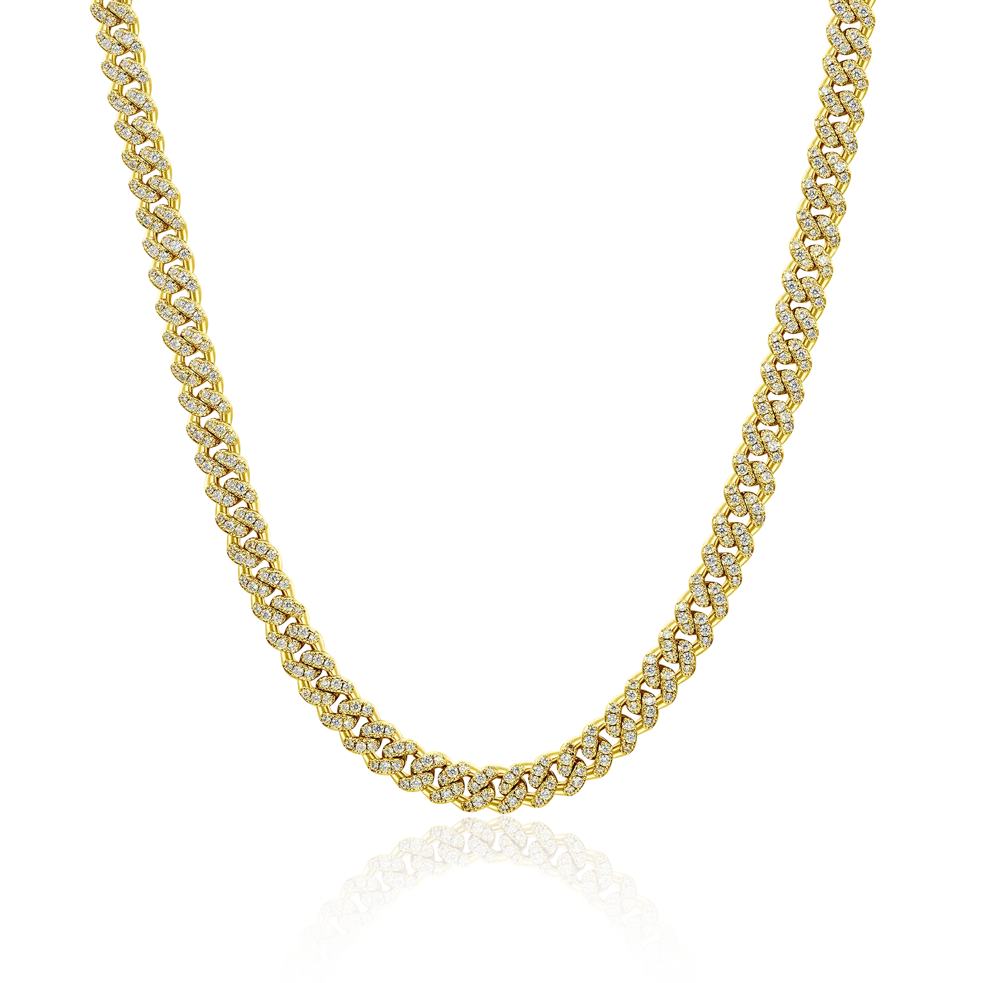 Round Cut Cuban Link Chain - 6mm - Image 6