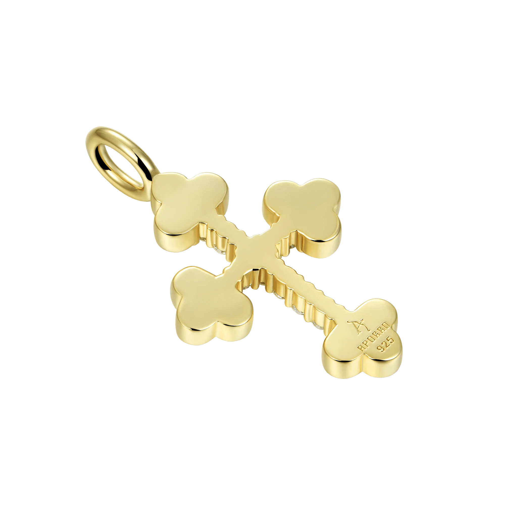 Moissanite Bottoni Cross Pendant - Image 13