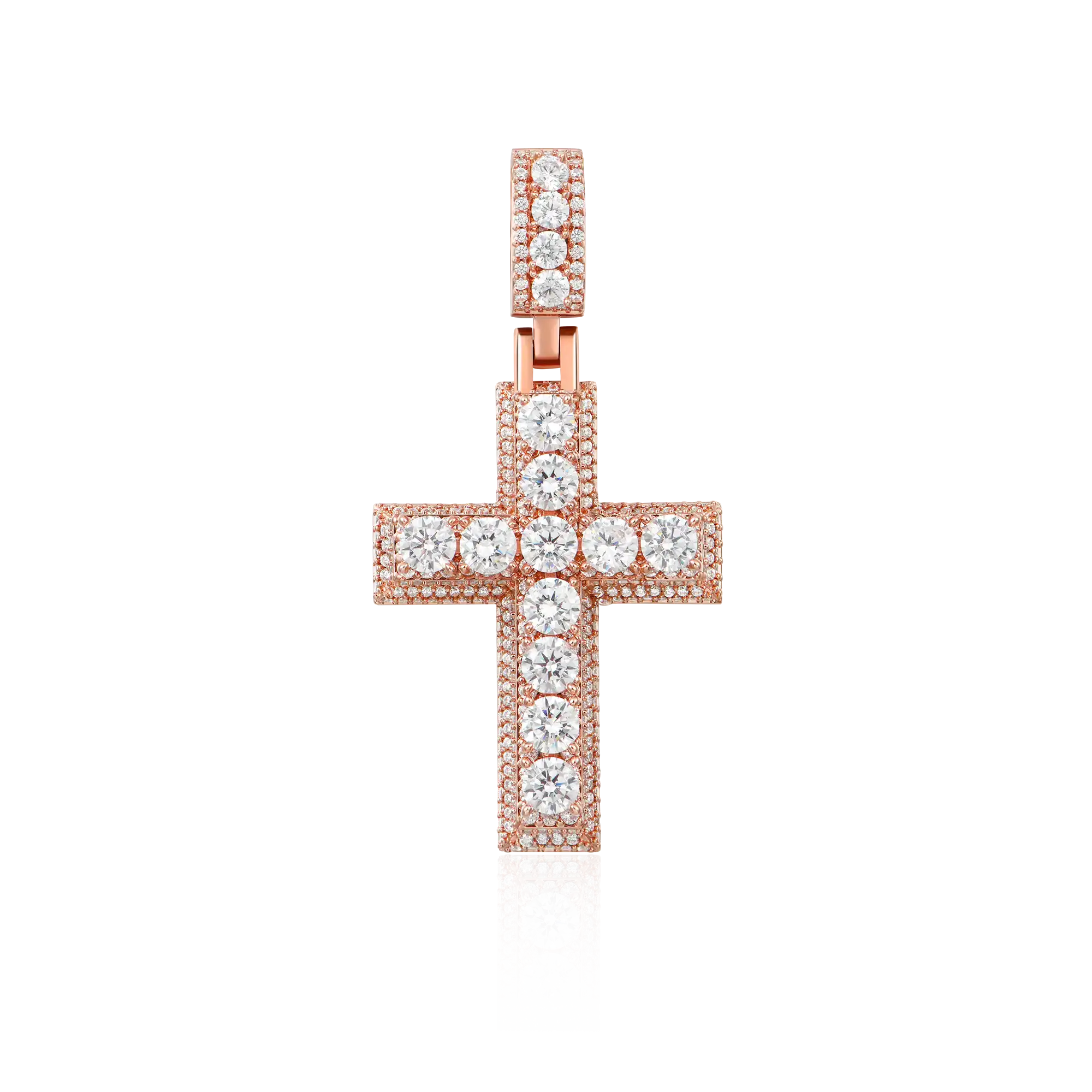 Brilliance Layered Cross Pendant - Image 6