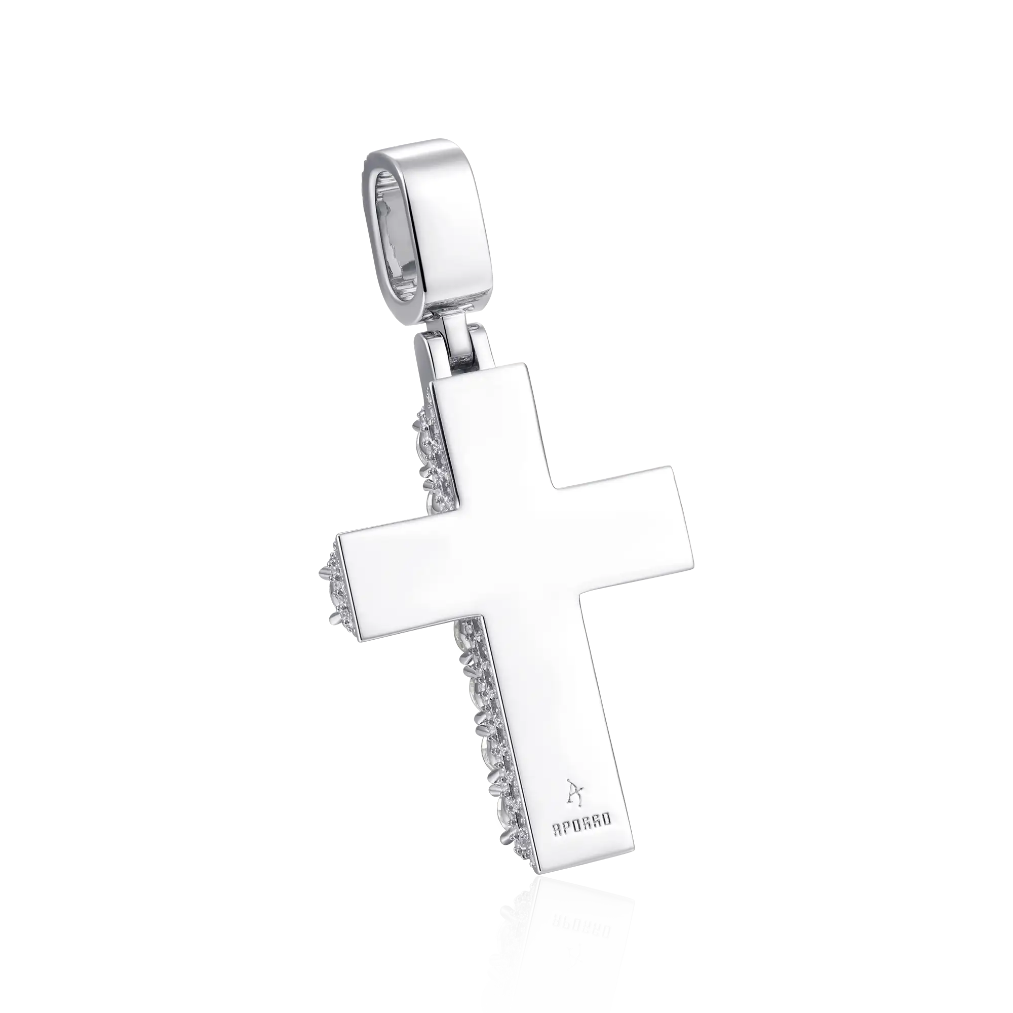 Moissanite Brilliance Layered Cross Pendant - Image 12