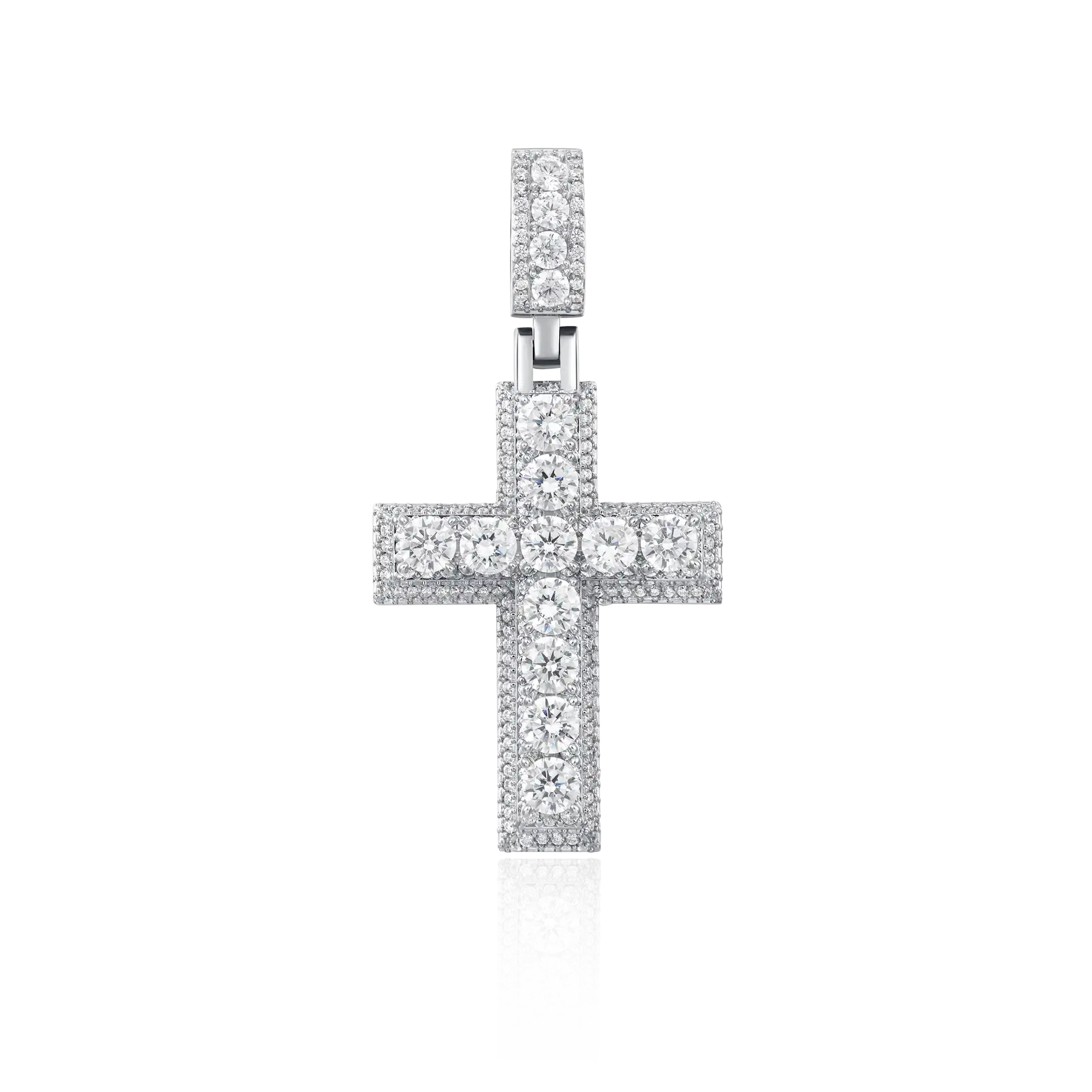 Brilliance Layered Cross Pendant - Image 10