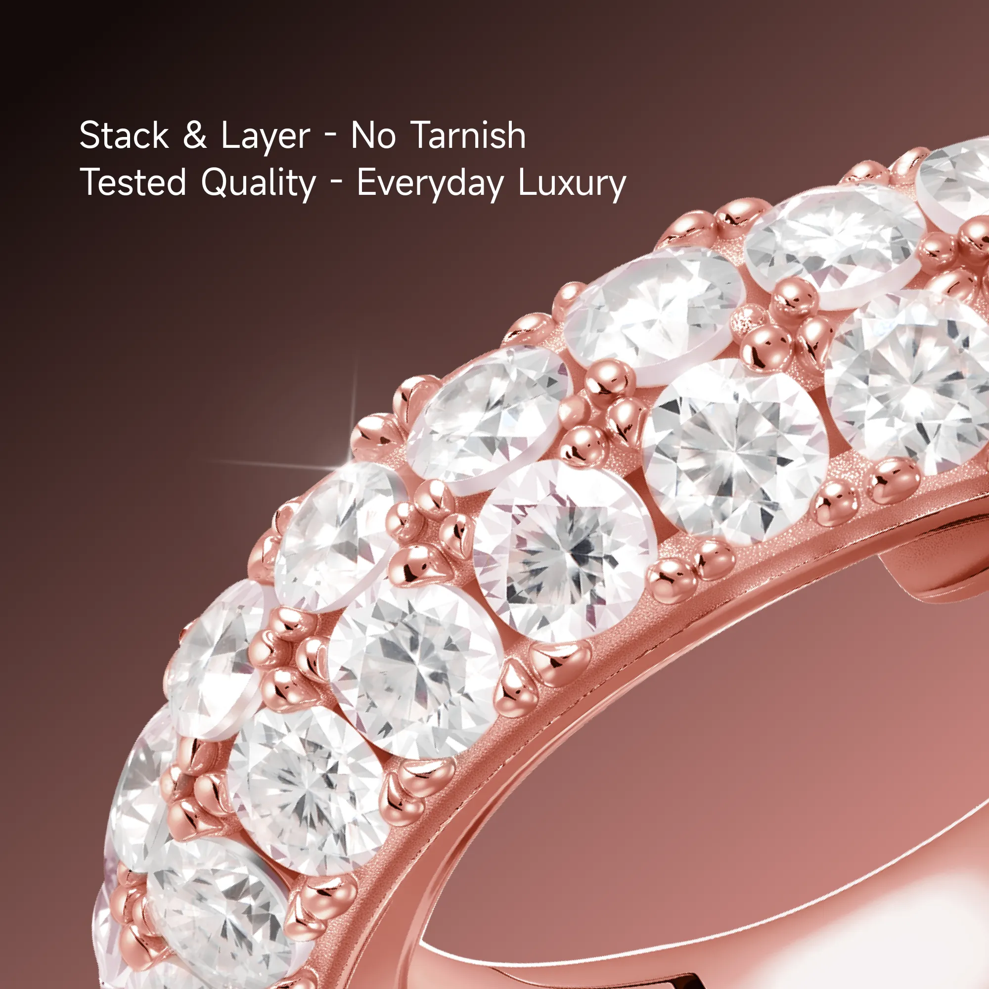 S925 Double Row Hoop Earring - Image 19