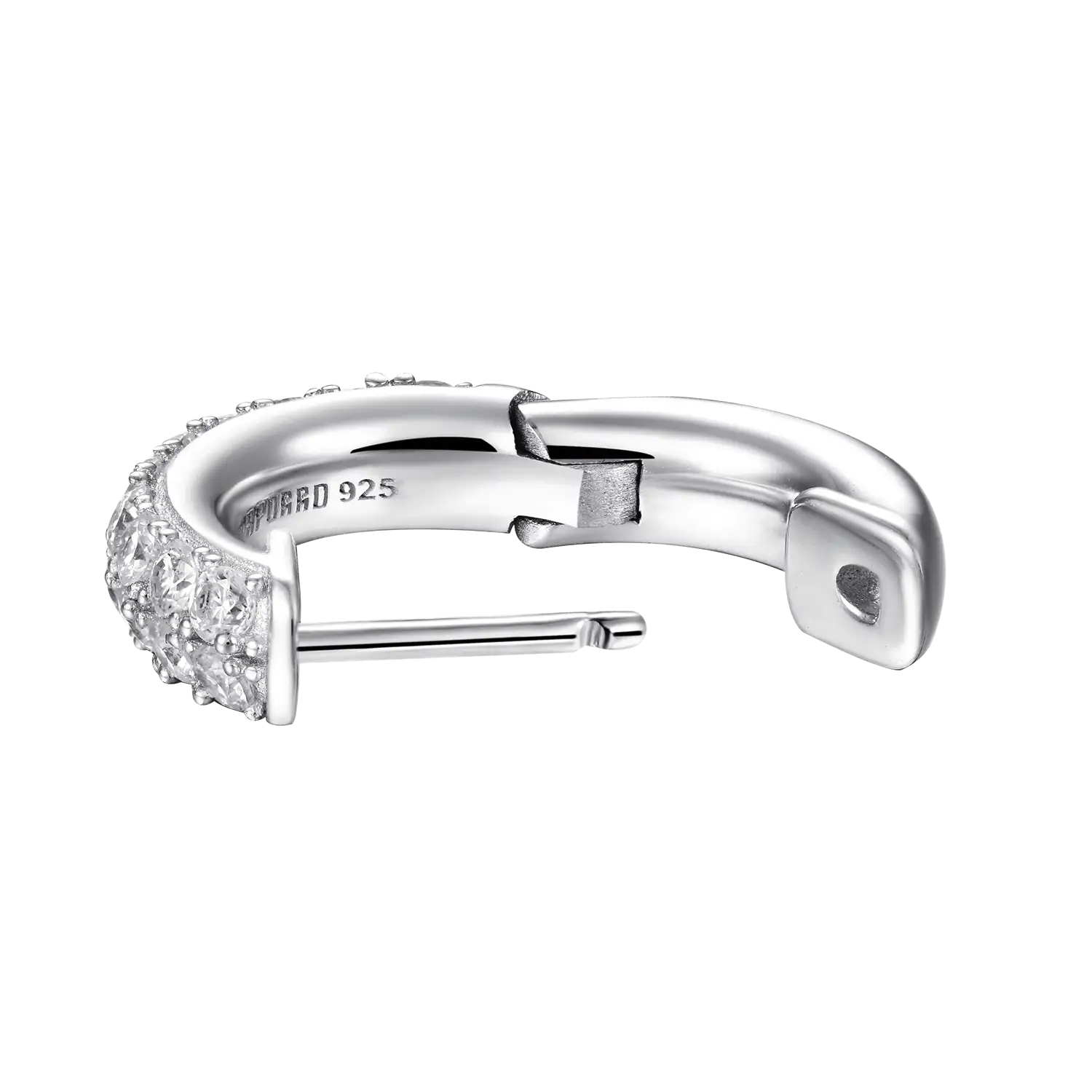 S925 Double Row Hoop Earring - Image 8