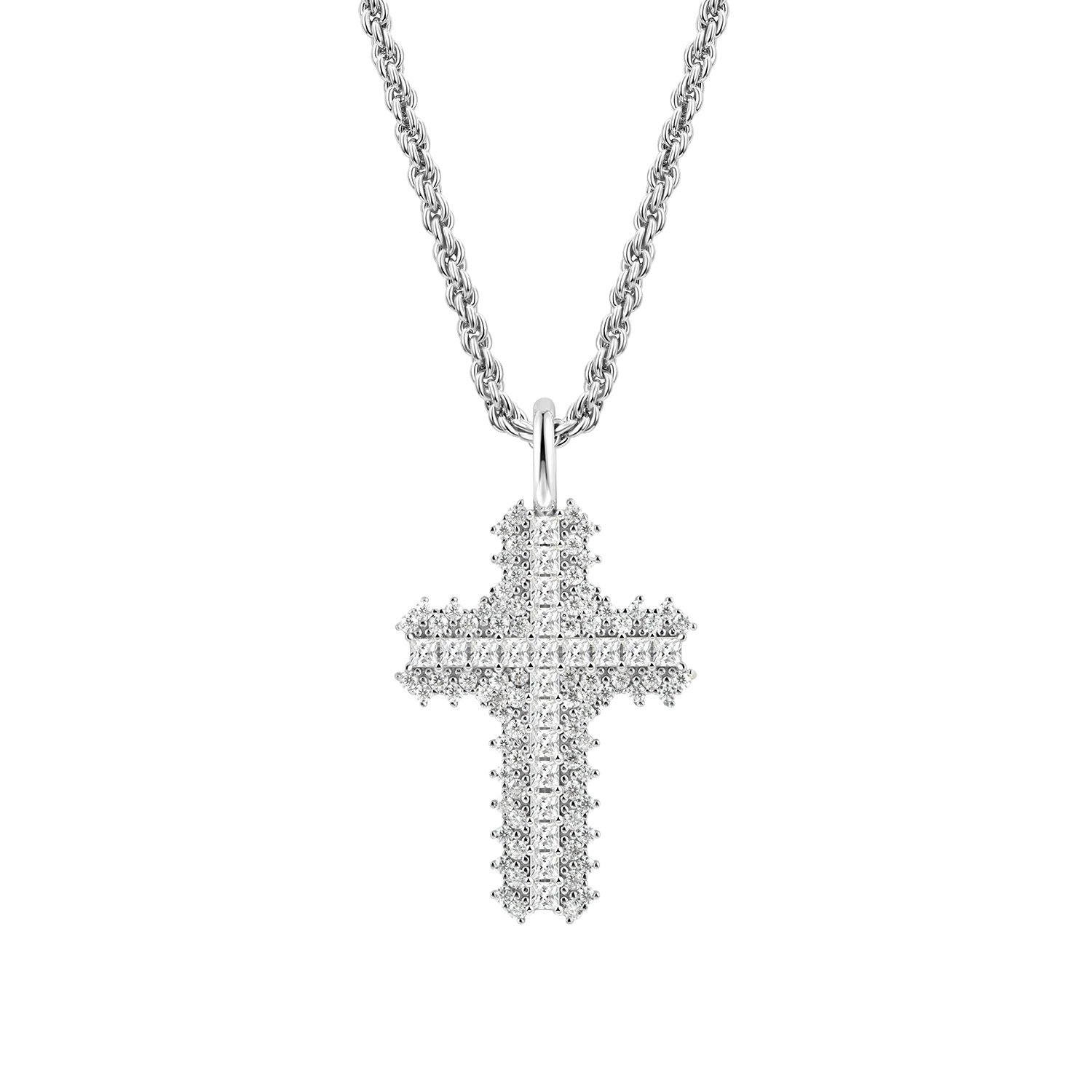 Flooded Cross Pendant