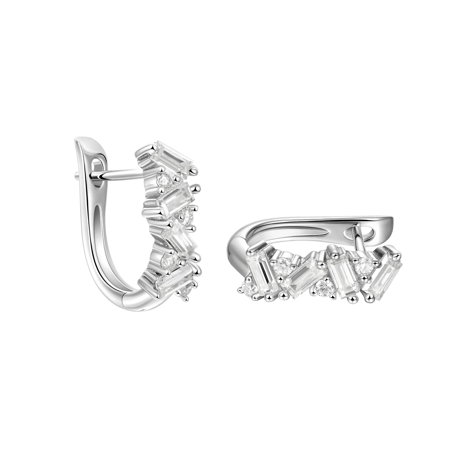 S925 Halo Hoop Earrings - Pair - Image 6