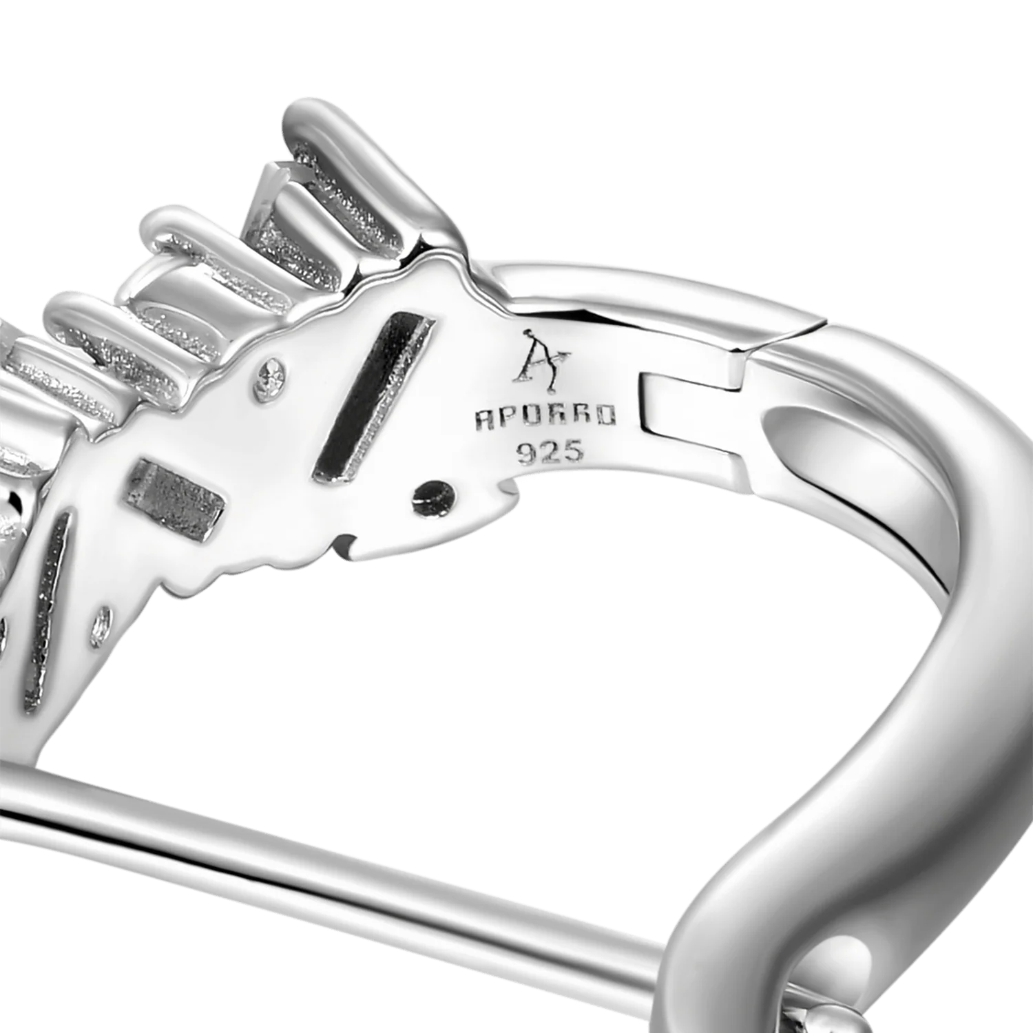 S925 Halo Hoop Earrings - Pair - Image 7