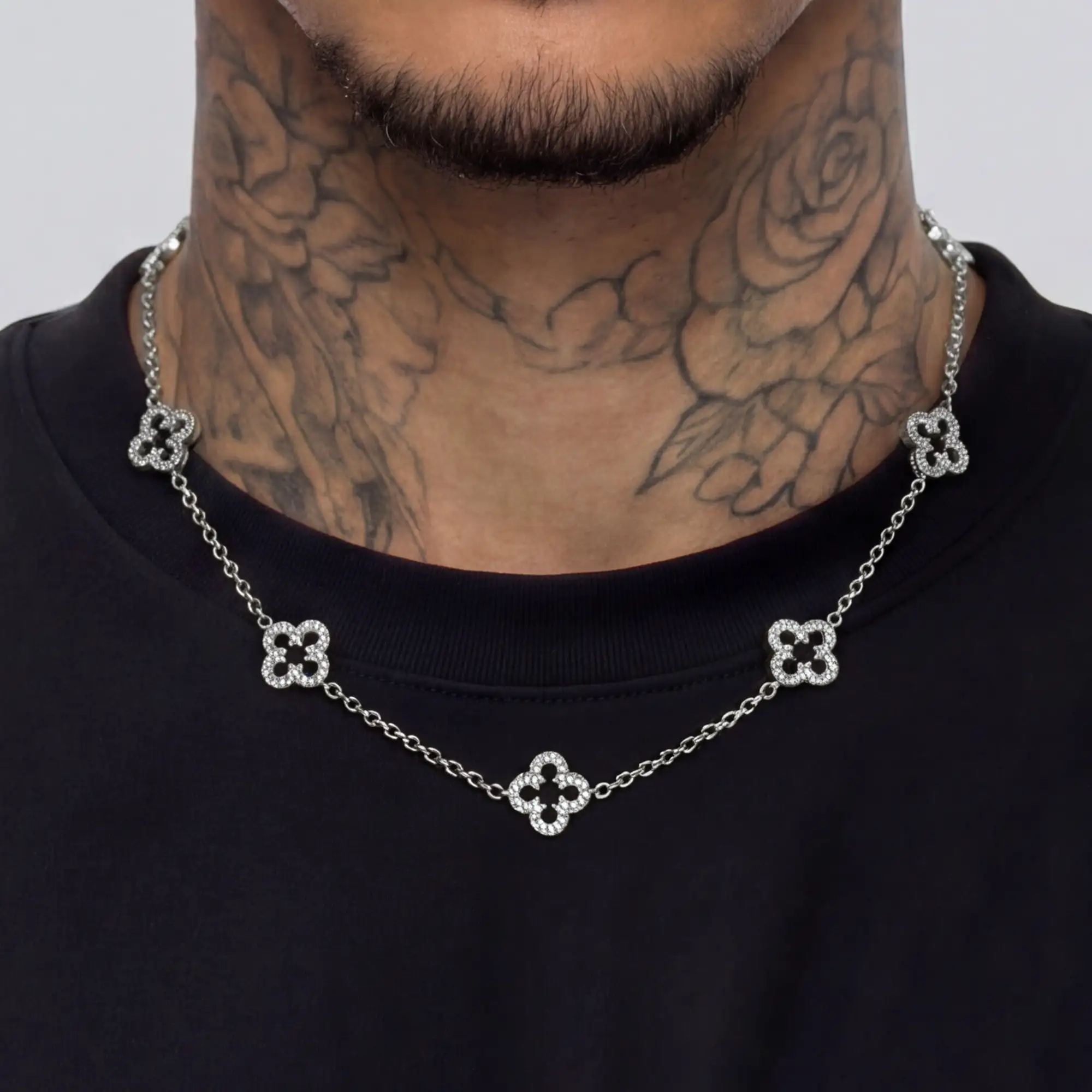 Moissanite Iced Agyin Dawuru Necklace - Image 9