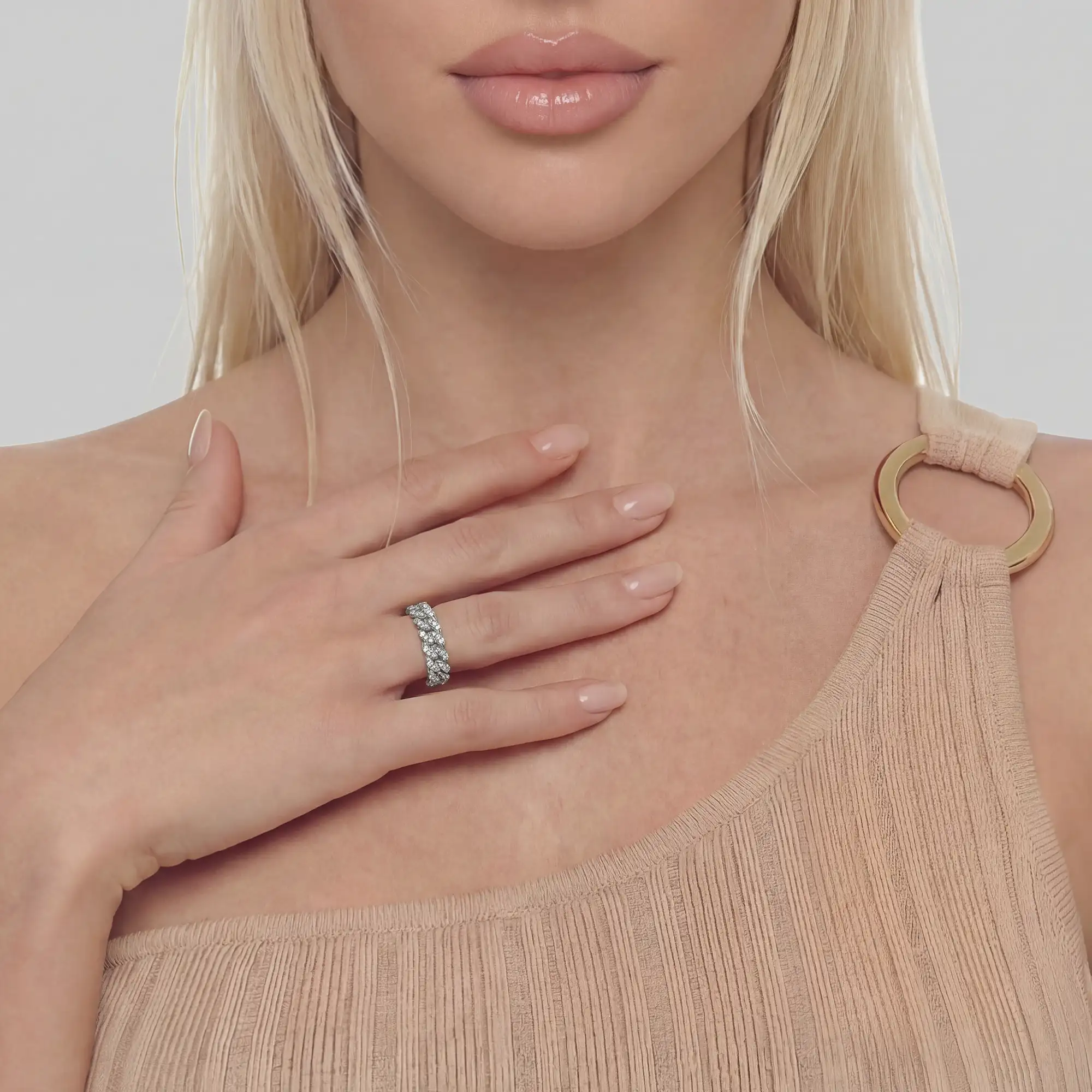 Cuban Link Ring - 5mm - Image 2