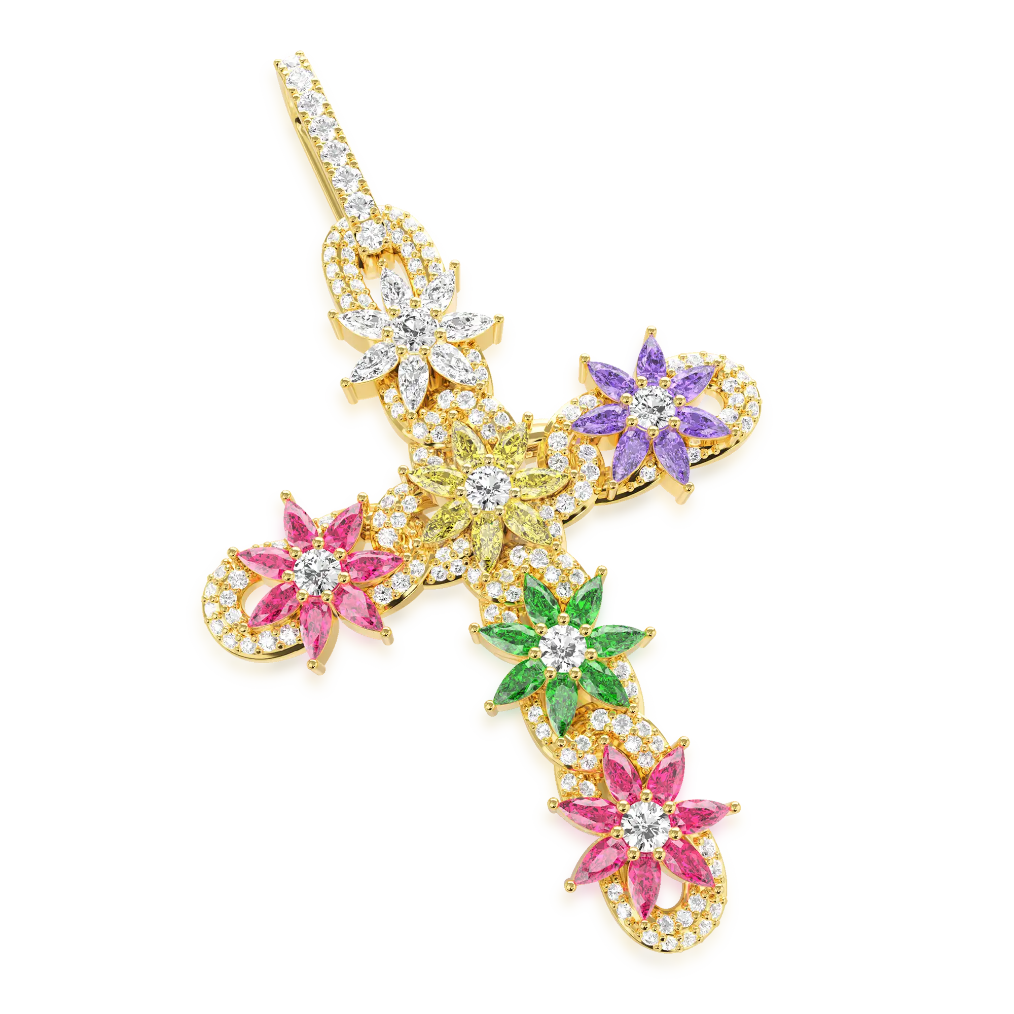 Lily Infinity Cross Pendant - Image 13