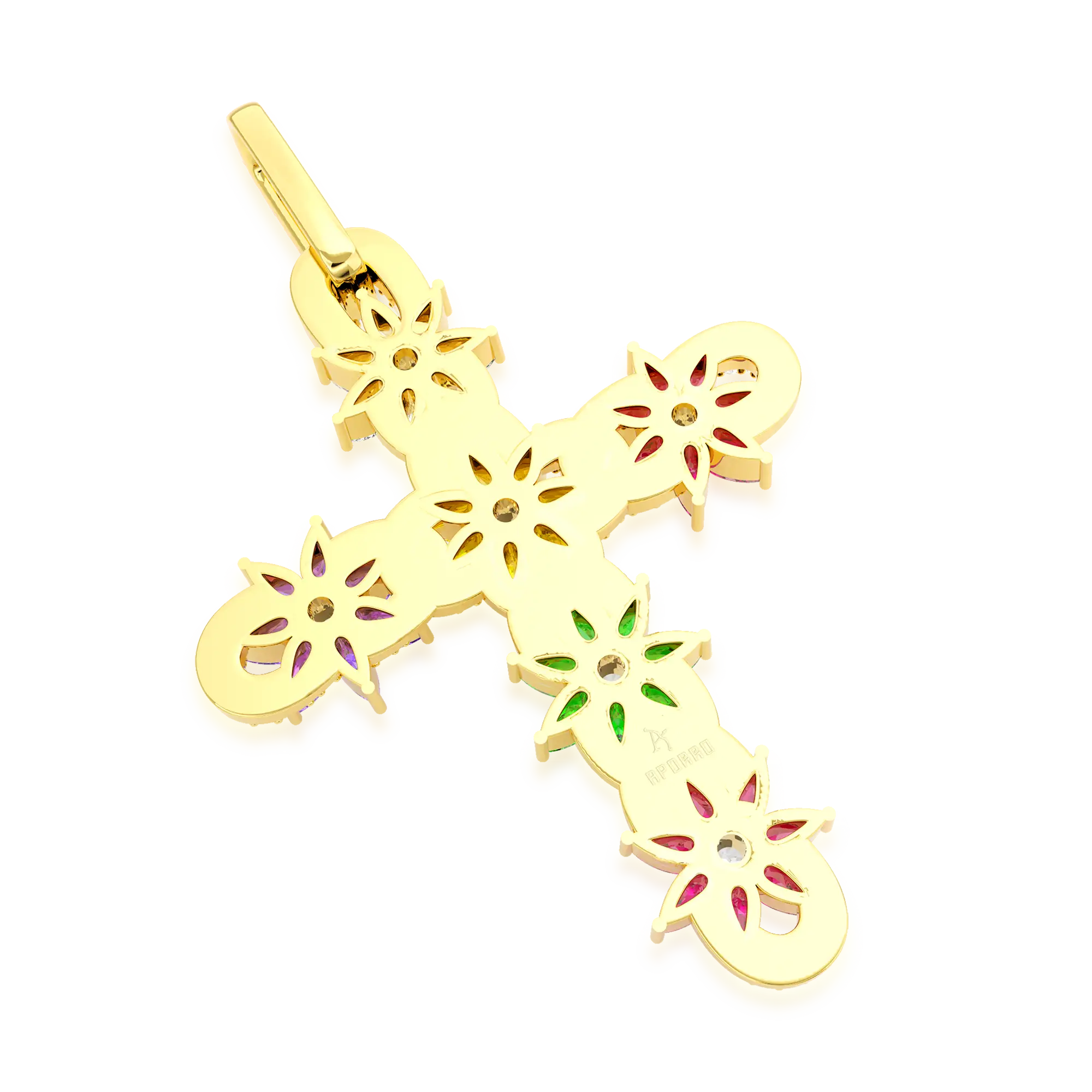 Lily Infinity Cross Pendant - Image 14
