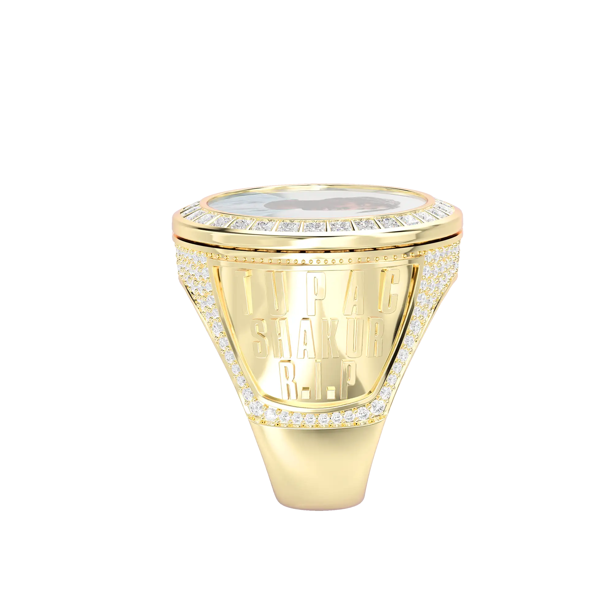 Custom Rotating Photo Championship Ring - Image 8