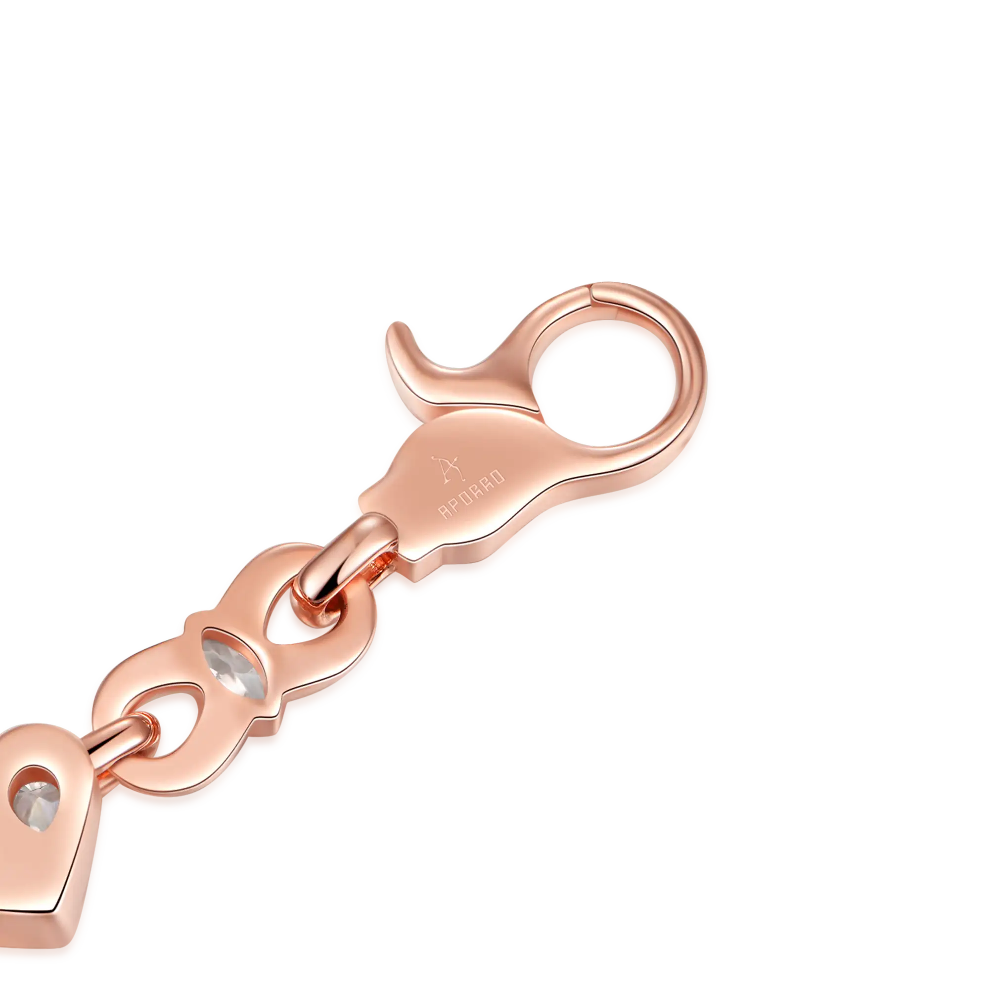 Radiant Hearts Entwined Bracelet - 8mm - Image 7