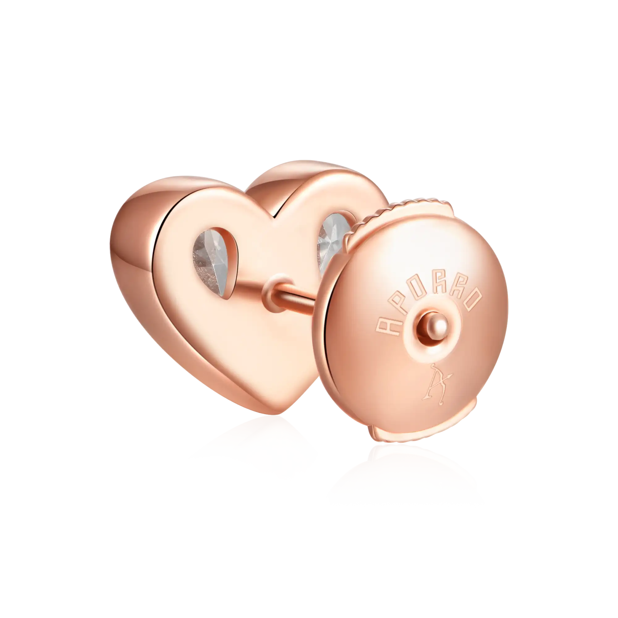 S925 Radiant Hearts Entwined Stud Earrings - Image 5