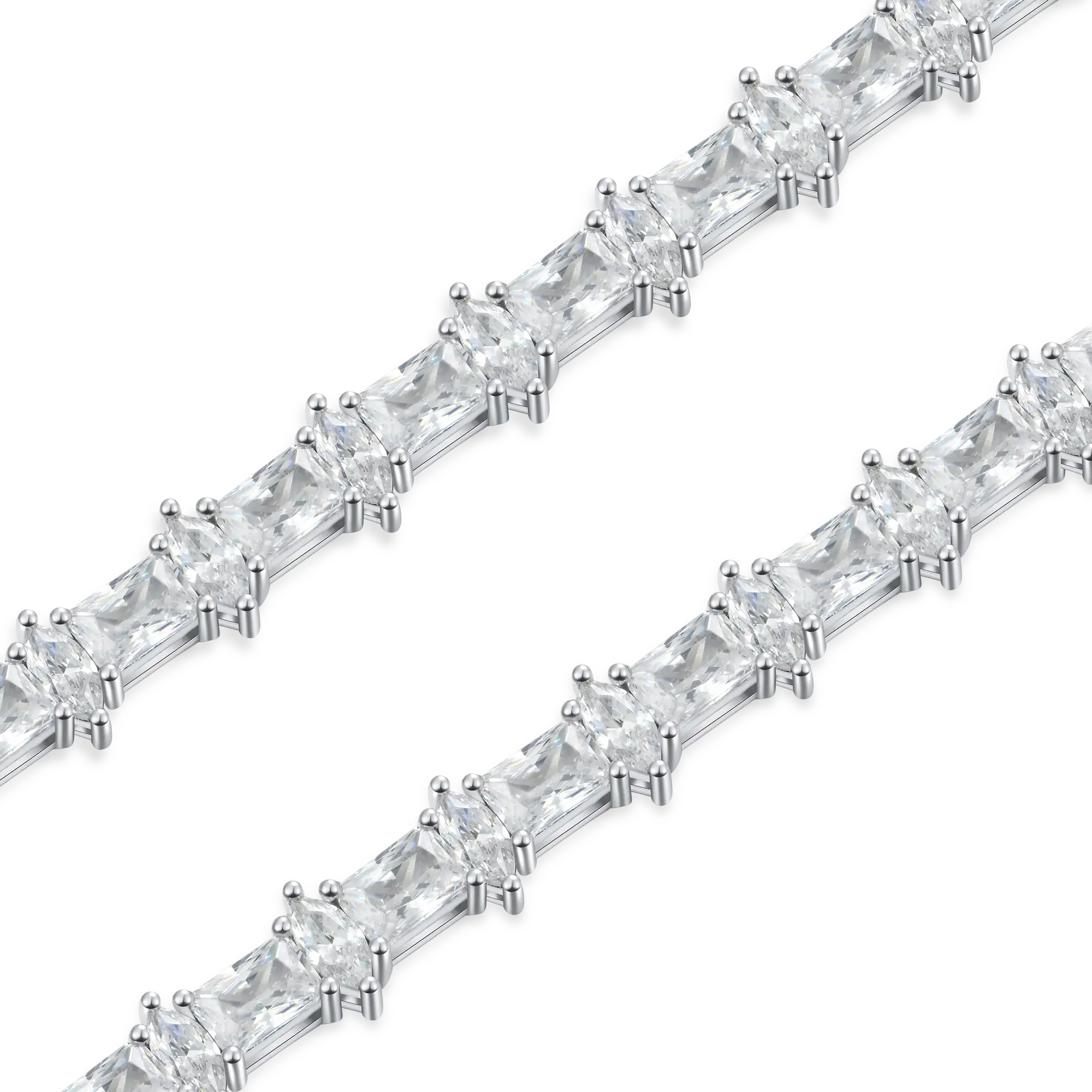 6mm Brass Refined Luster Tennis Bracelet - Image 3