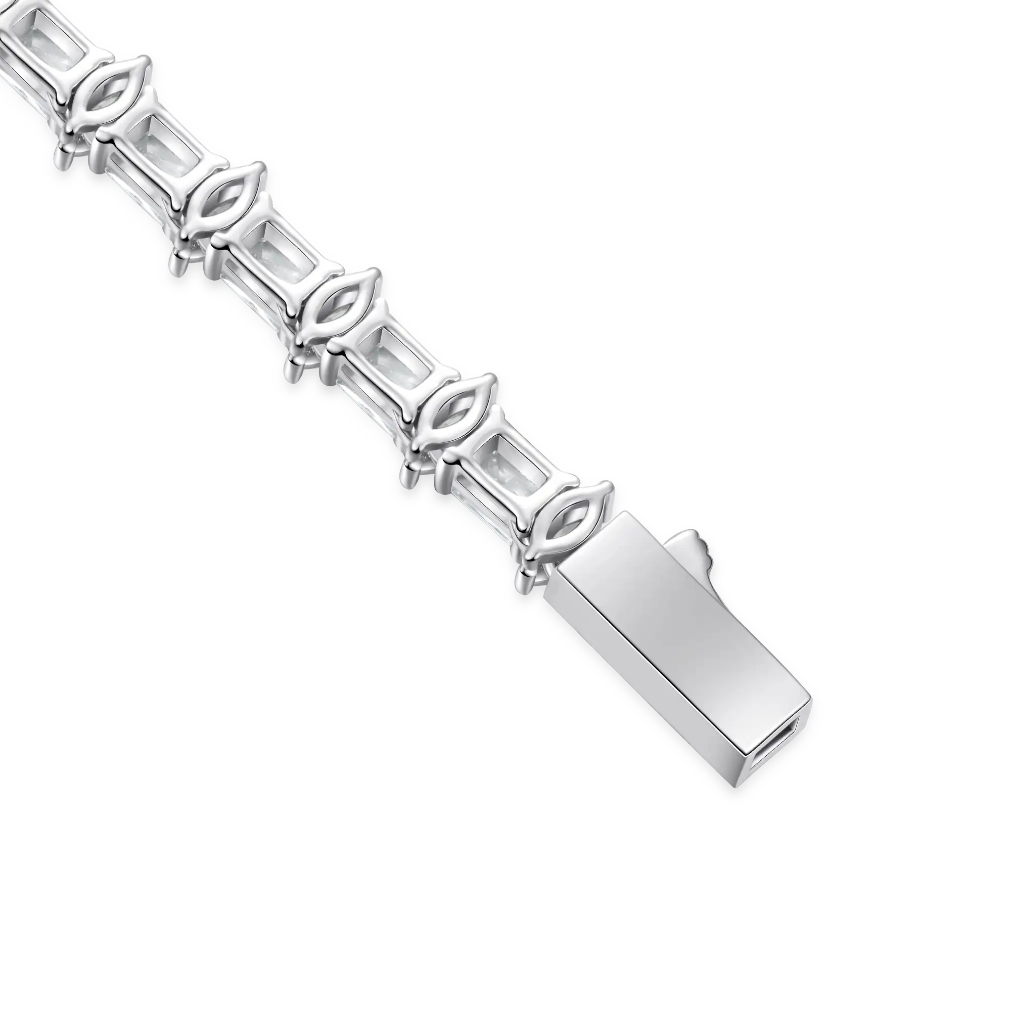 6mm Brass Refined Luster Tennis Bracelet - Image 5