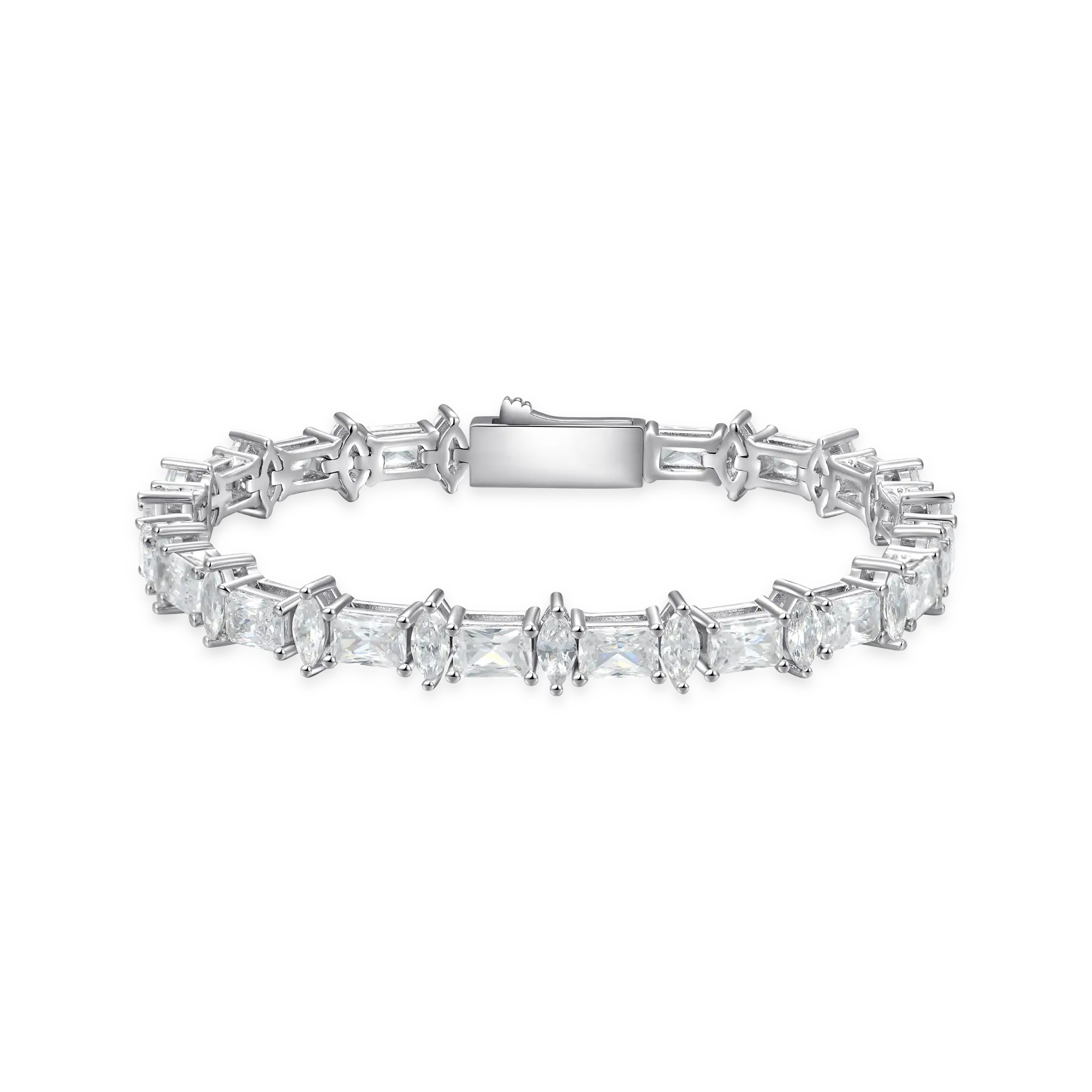 Refined Luster Tennis Bracelet - 6mm