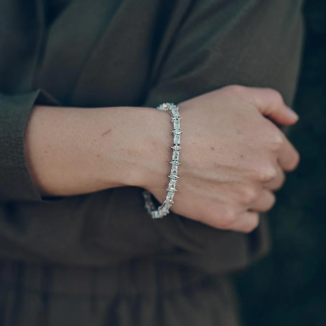 Refined Luster Tennis Bracelet - 6mm - Image 3