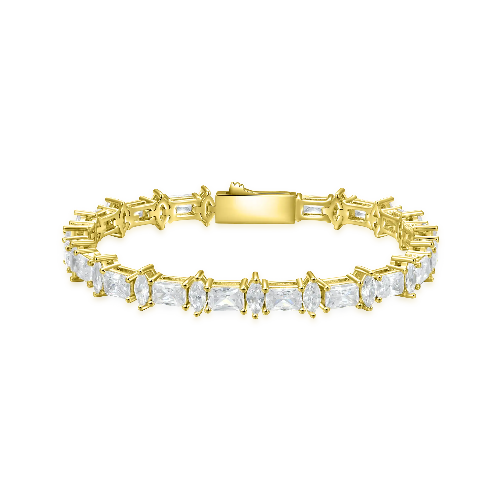 Refined Luster Tennis Bracelet - 6mm - Image 7