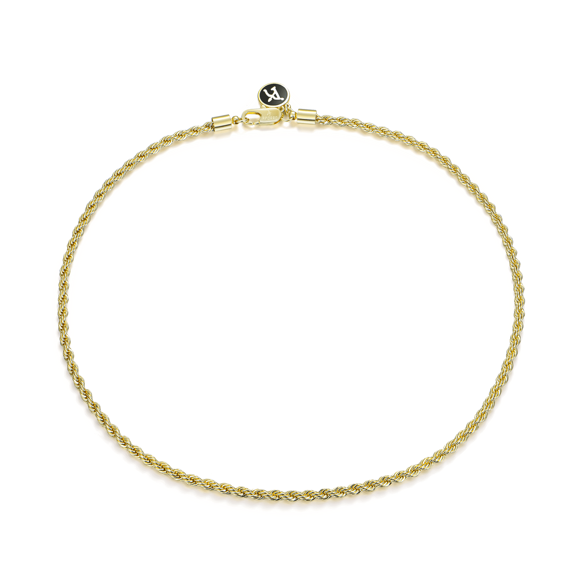 Rope Yellow Gold Chain - 3.5mm - Image 4