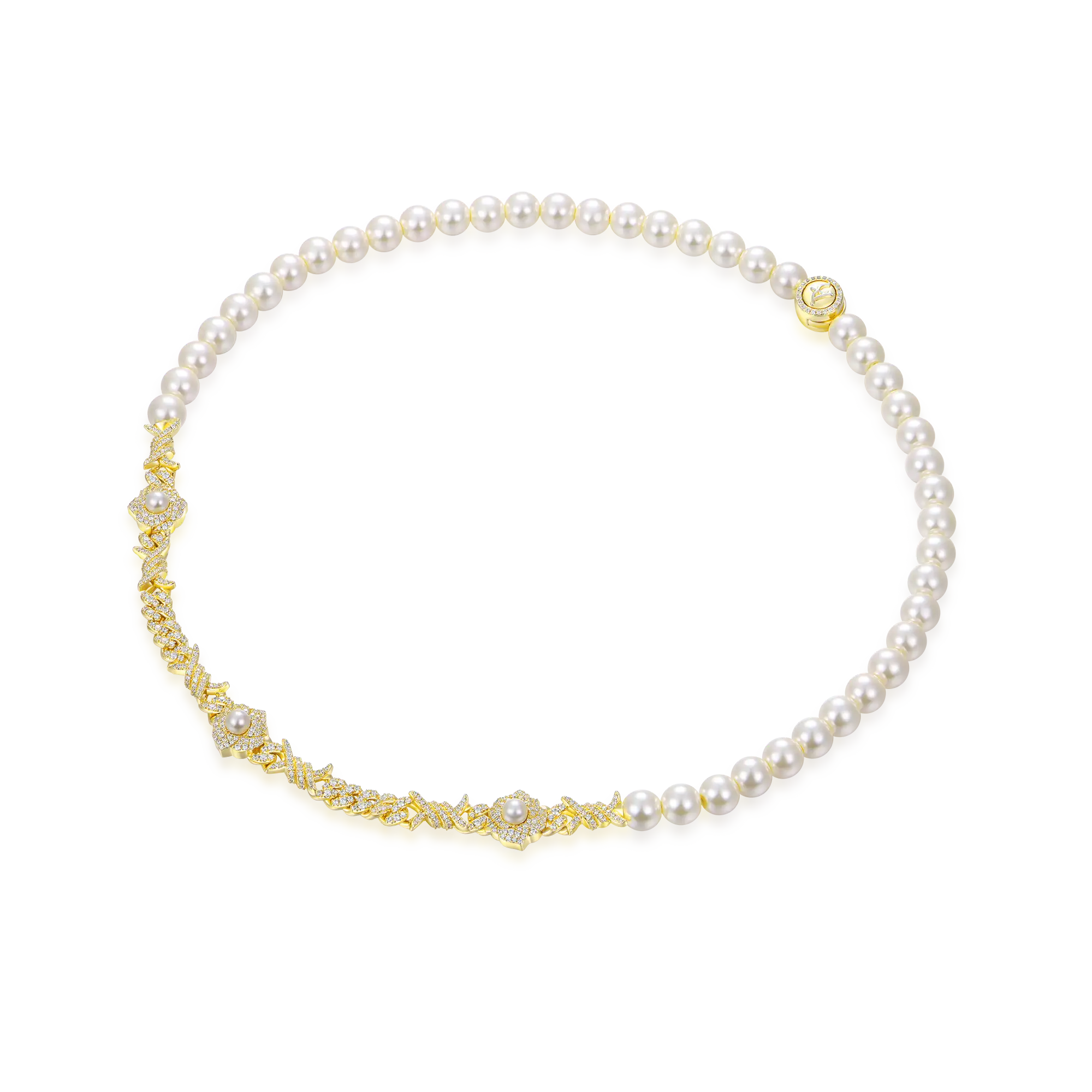 Rose Thorn Pearl Chain - 8mm - Image 8