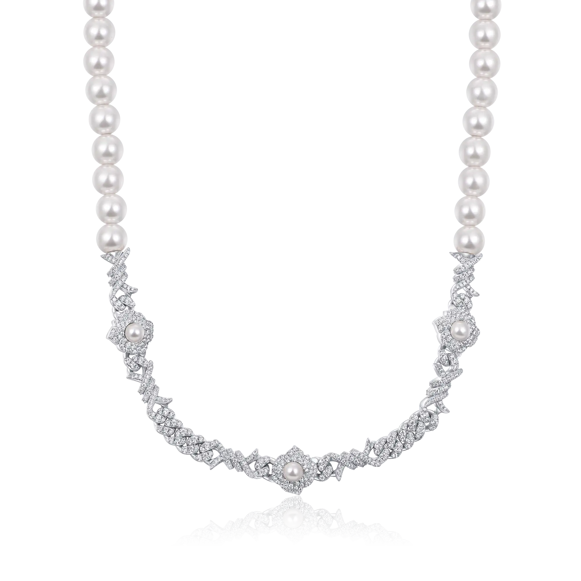Rose Thorn Pearl Chain - 8mm - Image 9