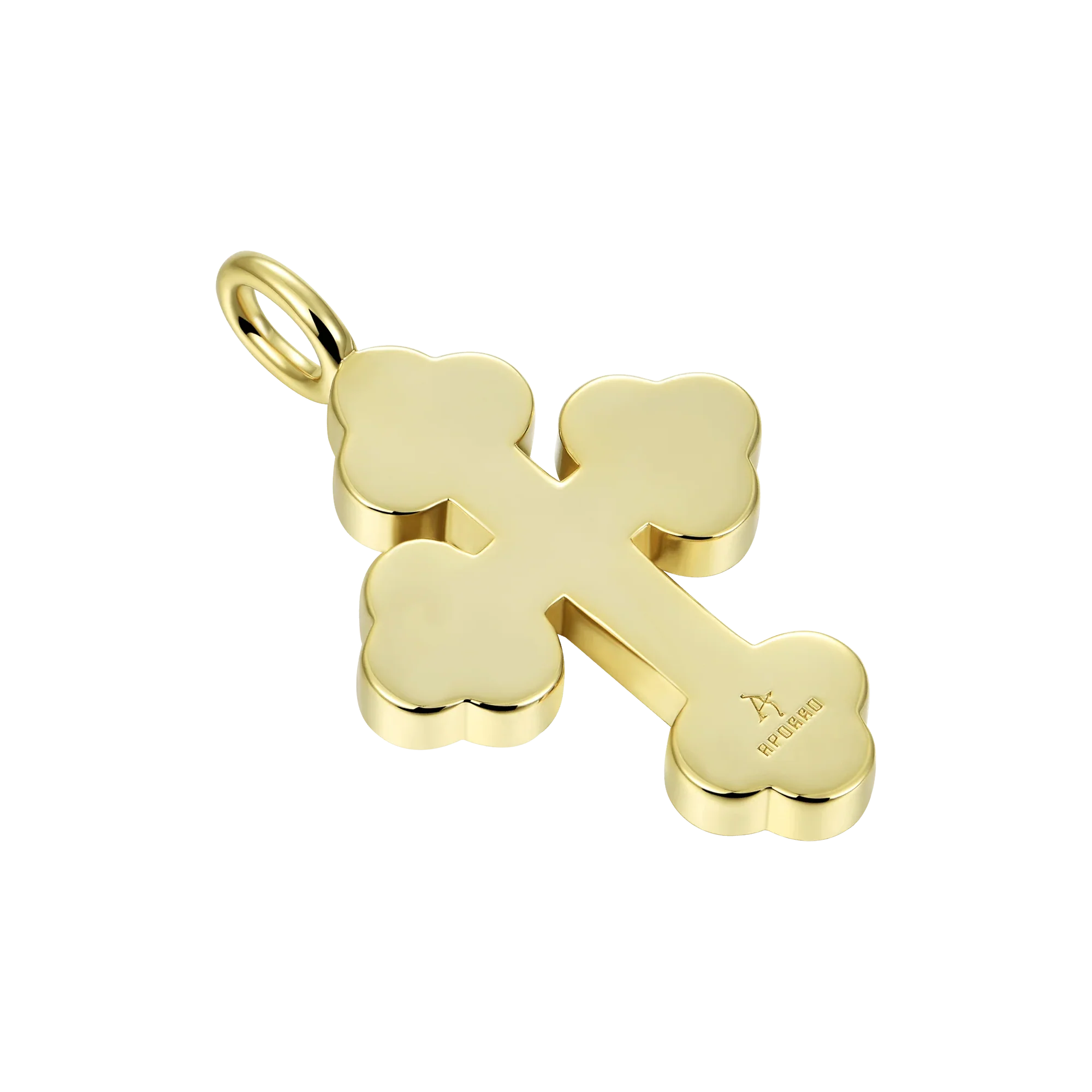 Round Cut Bottoni Cross Pendant - Image 6