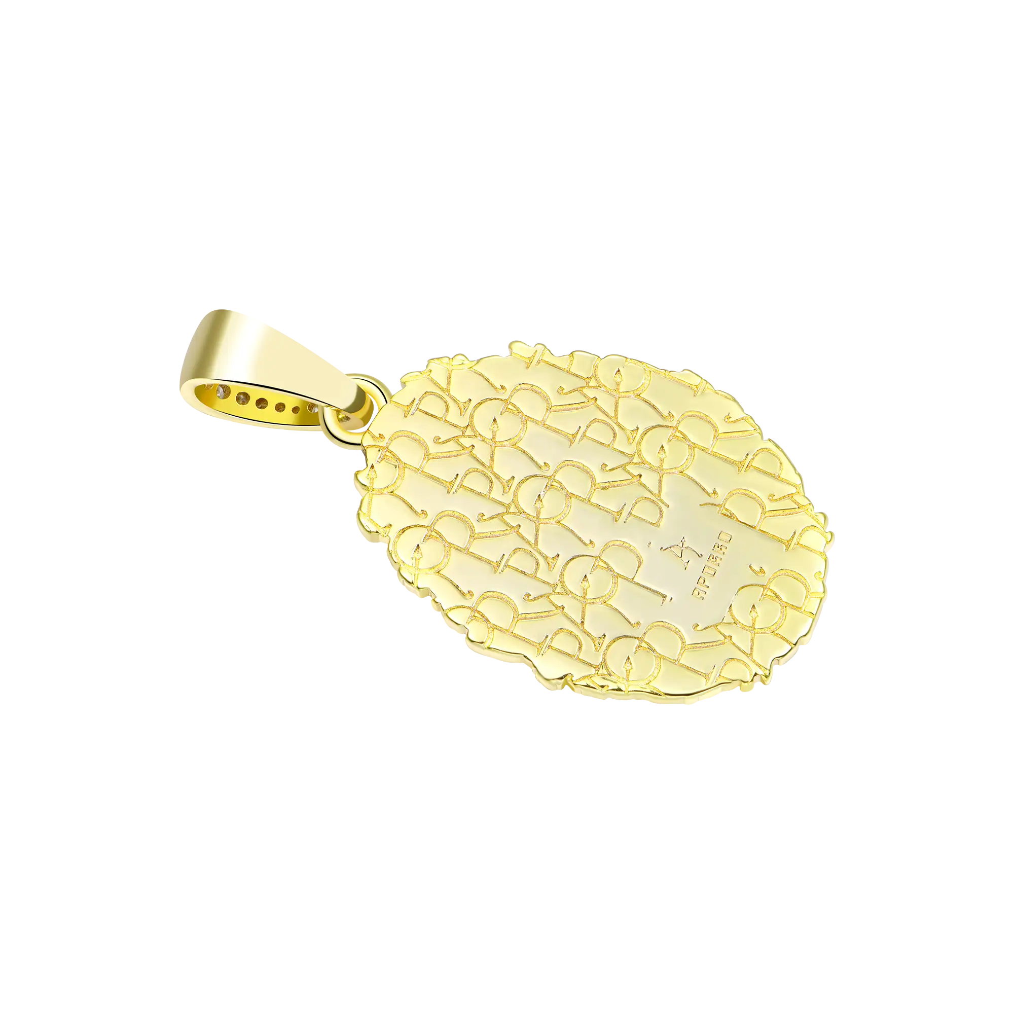 Saint Mary Floral Grace Pendant - Image 4