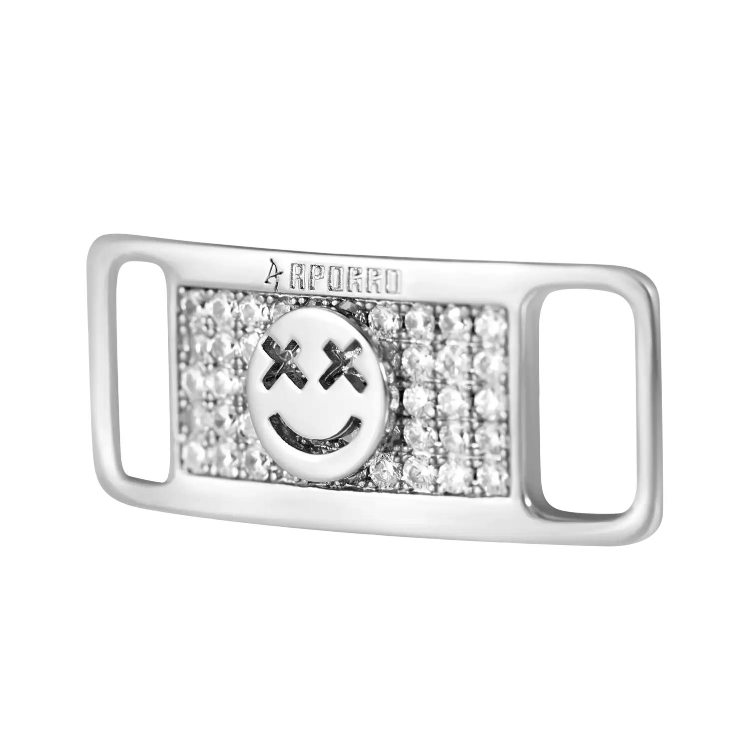 Iced Out Smiley Face Lace Lock - Image 10