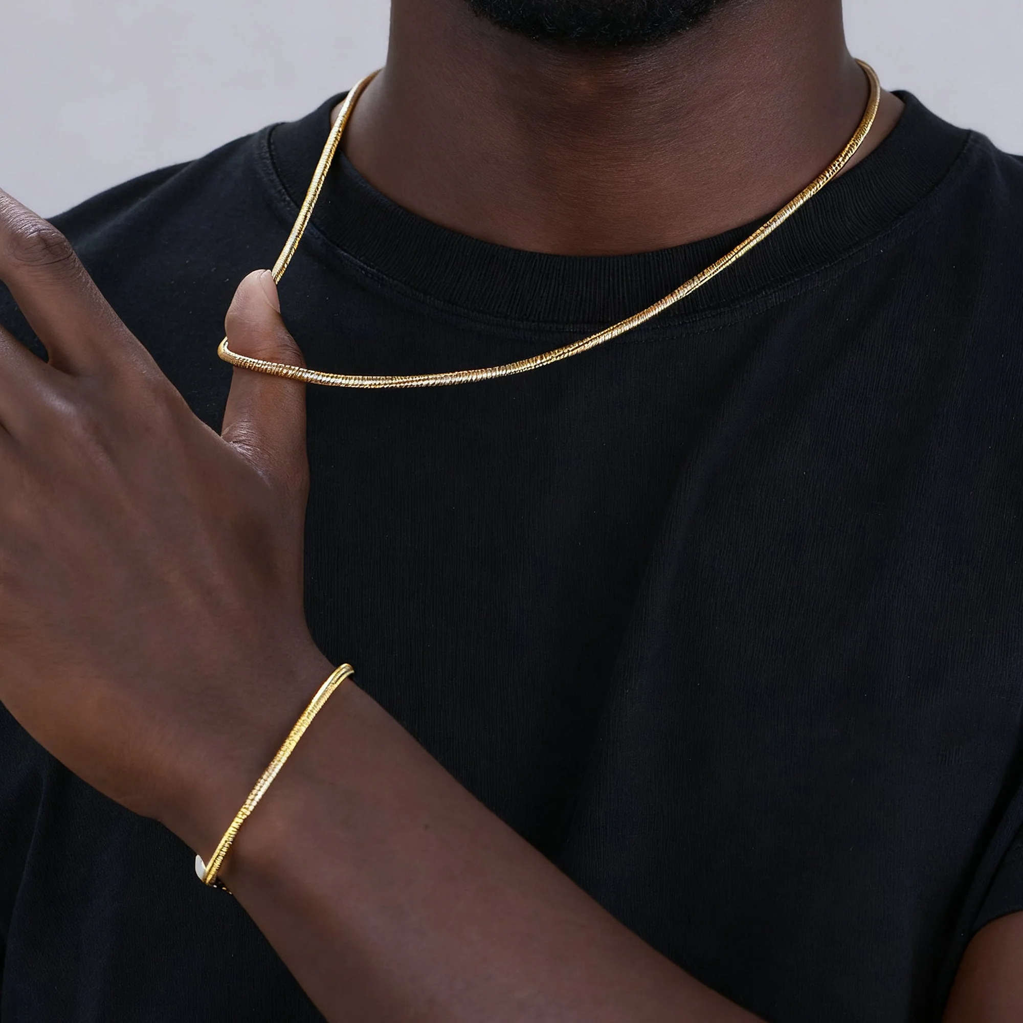 Snake Bracelet - 3mm - Image 3