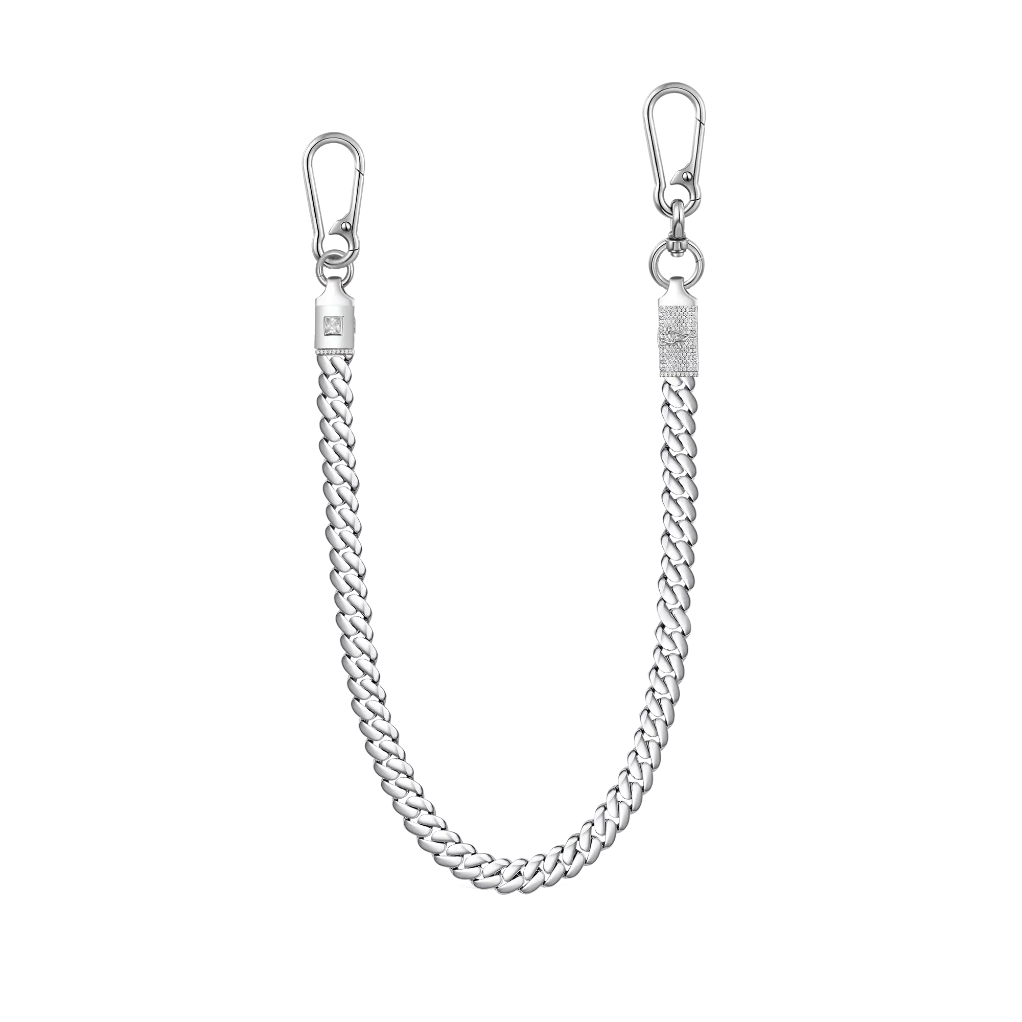 Solid Miami Cuban Chain & Wallet Chain - 12mm - Image 6