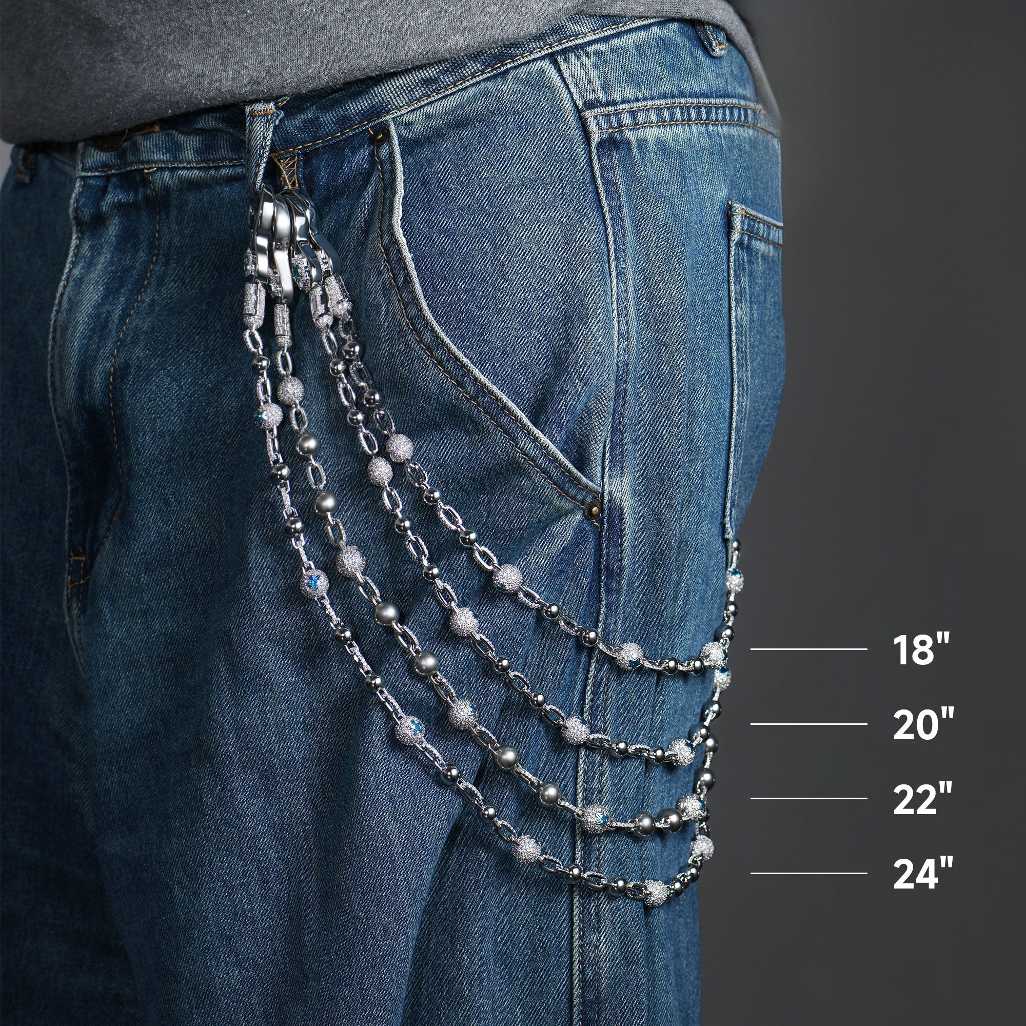 Thorned Cuban Wallet Chain - Image 4