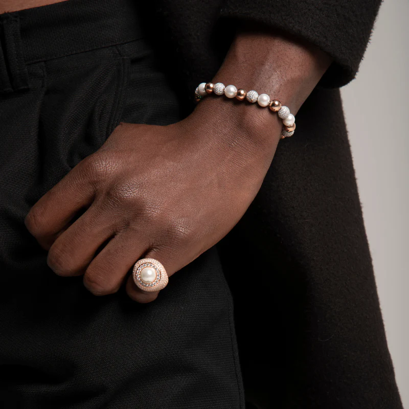TROVE Pearl Bracelet in 925 Sterling Silver-8" - Image 13