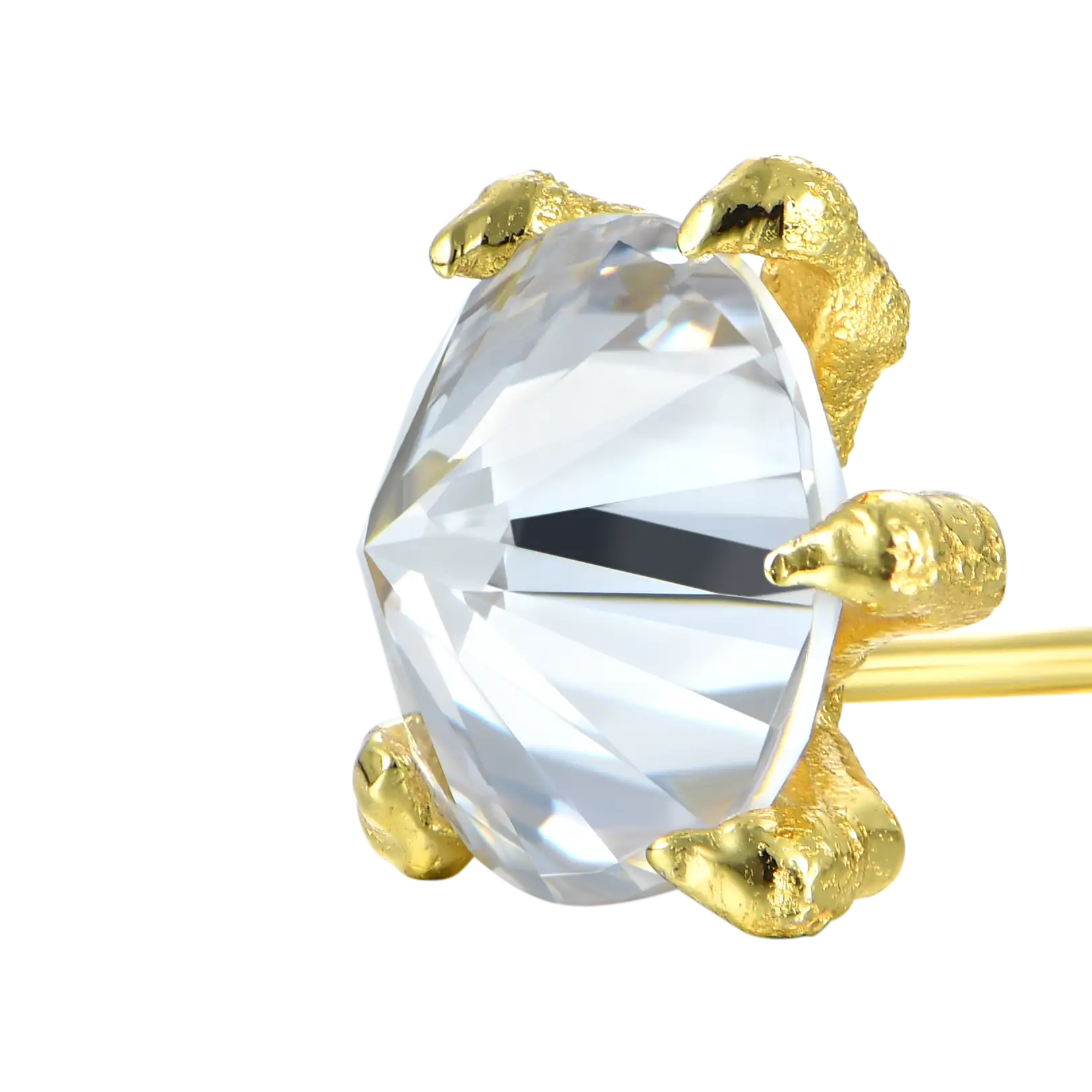 S925 WONG Dragon Claw Stud Earring - Image 4