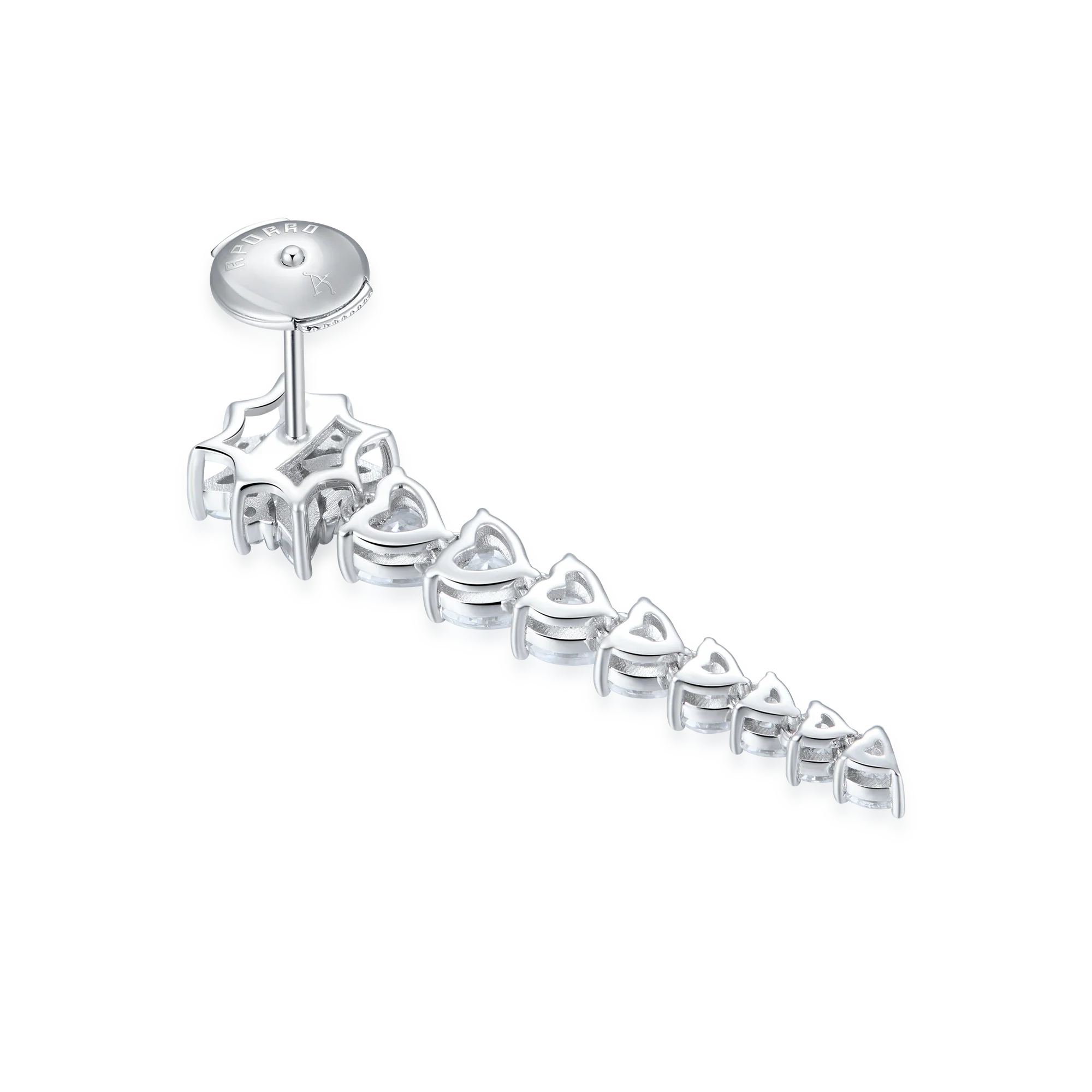 S925 Charming Heart Dop Earring - Image 5