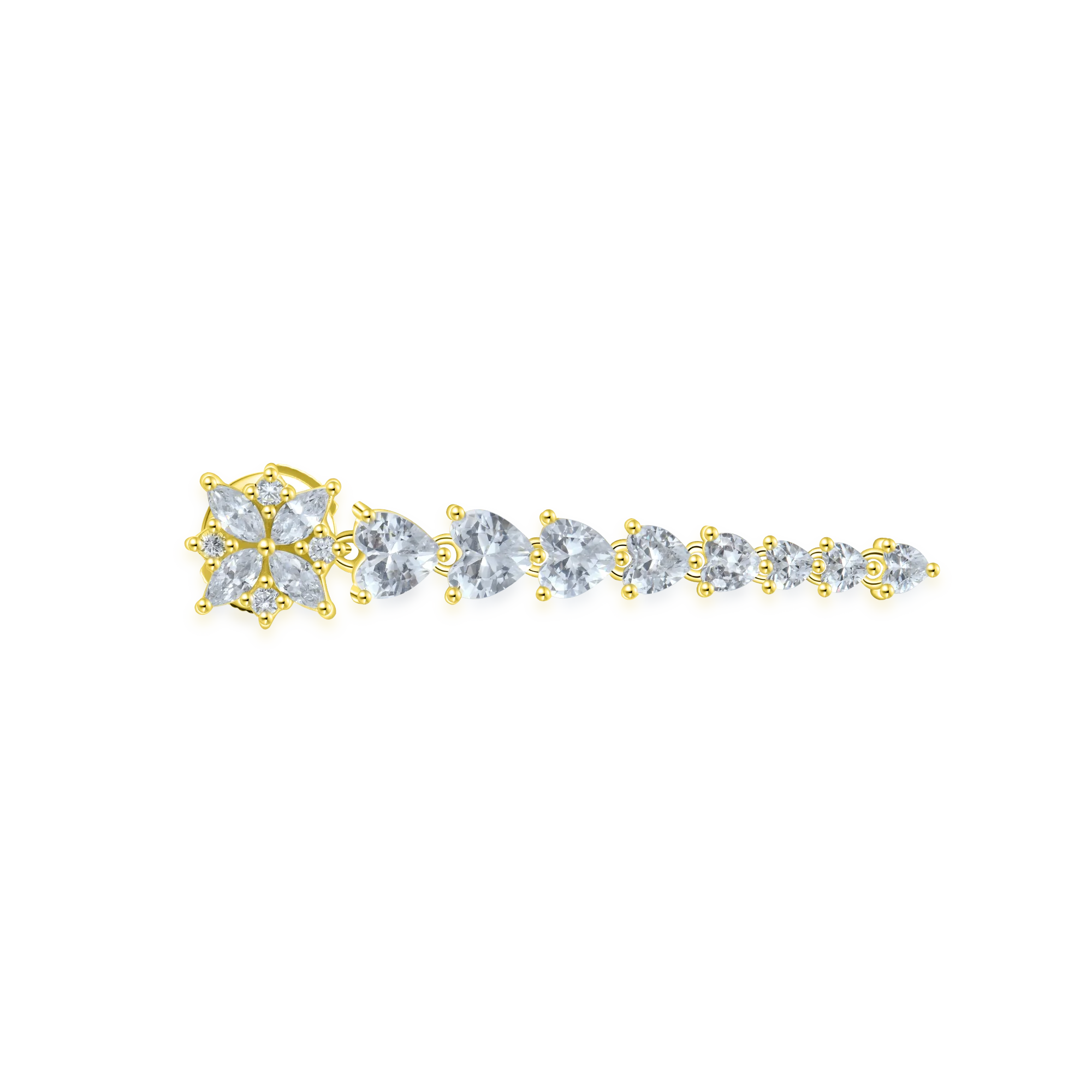 S925 Charming Heart Dop Earring - Image 7