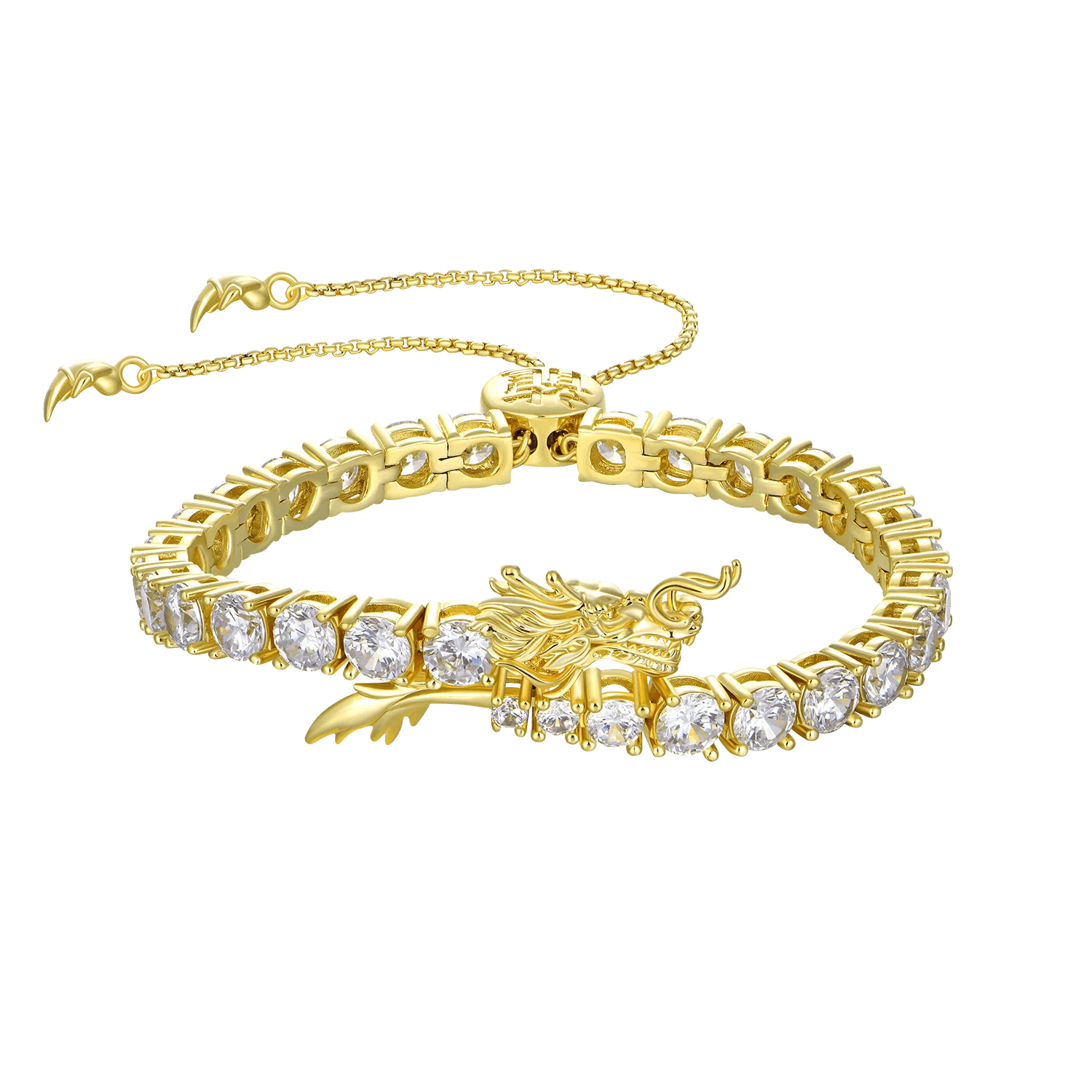 WONG Dragon Tennis Bracelet - 5mm