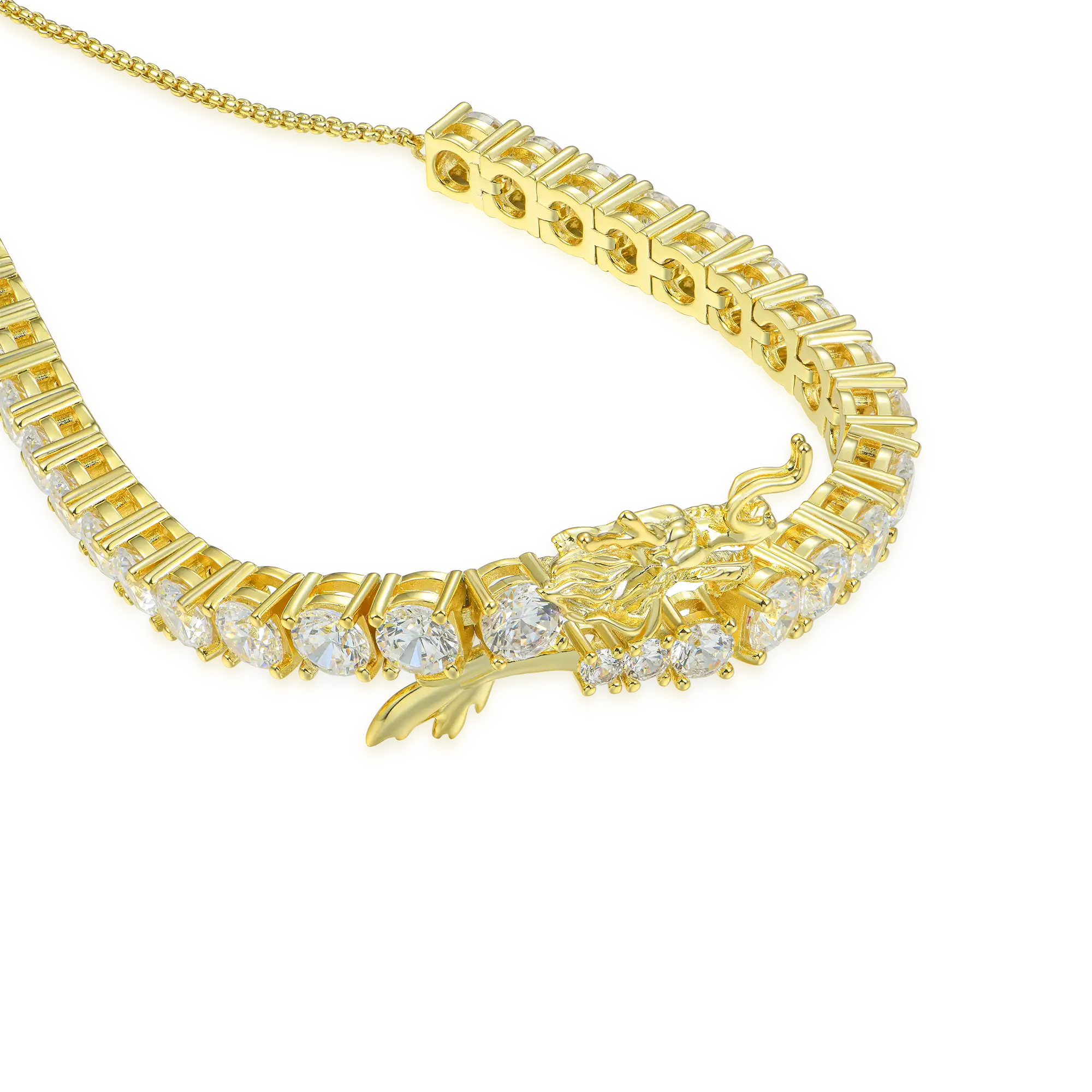 WONG Dragon Tennis Bracelet - 5mm - Image 4