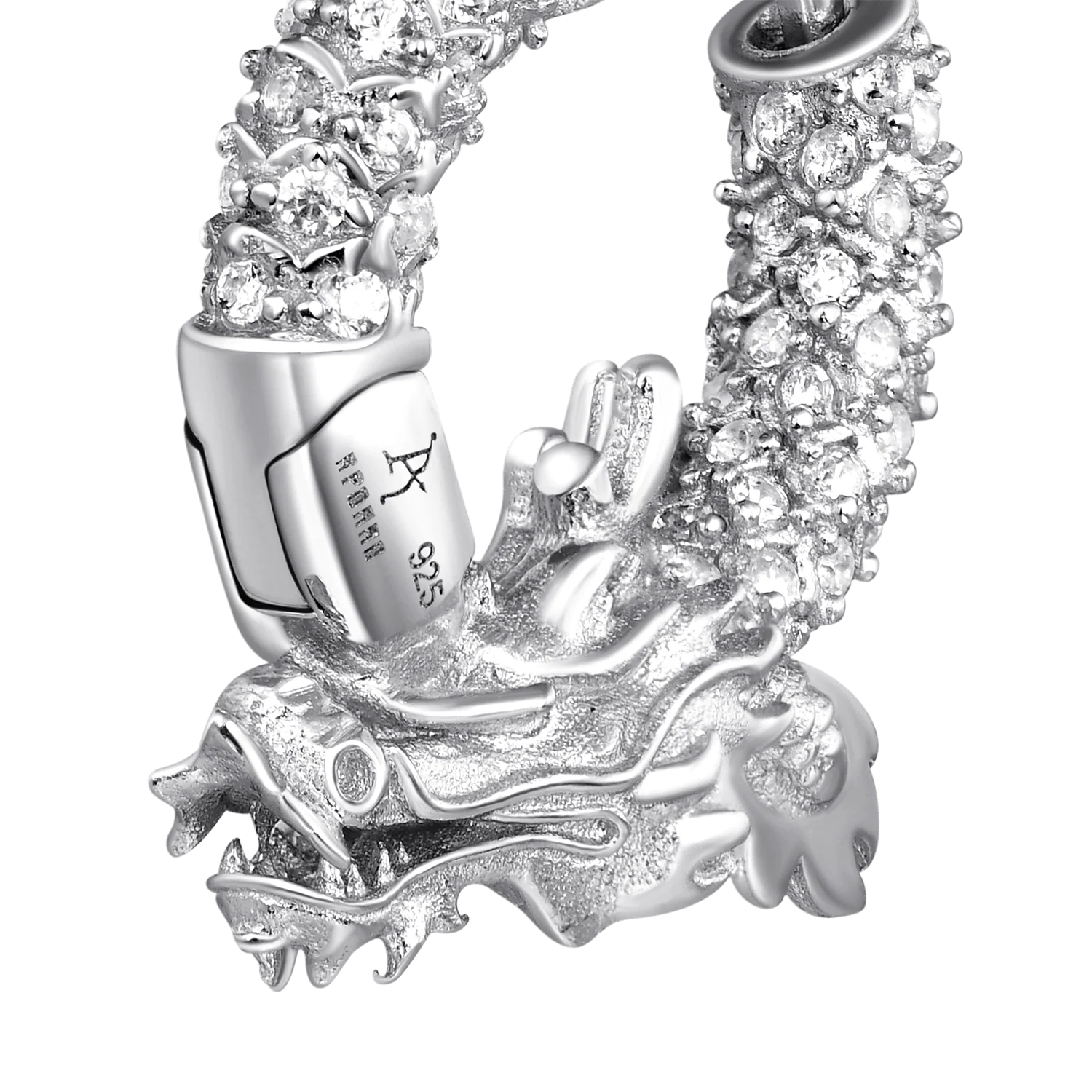 WONG Dragon Hoop Earring - Single - Image 11