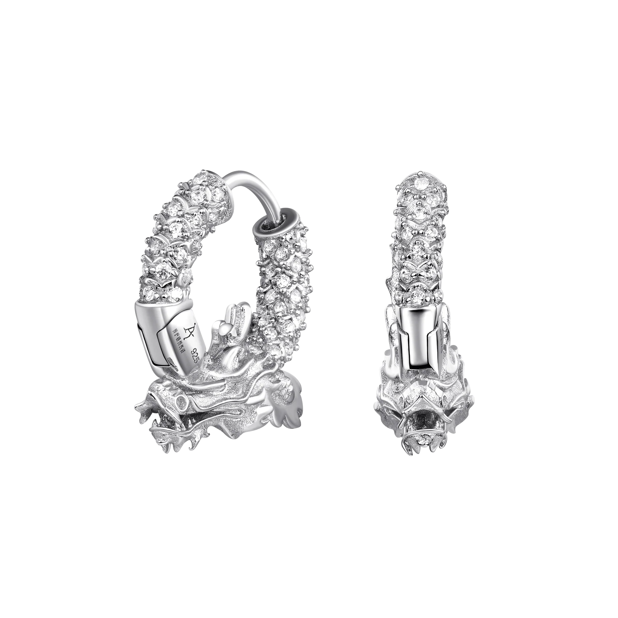 WONG Dragon Hoop Earring - Single - Image 13