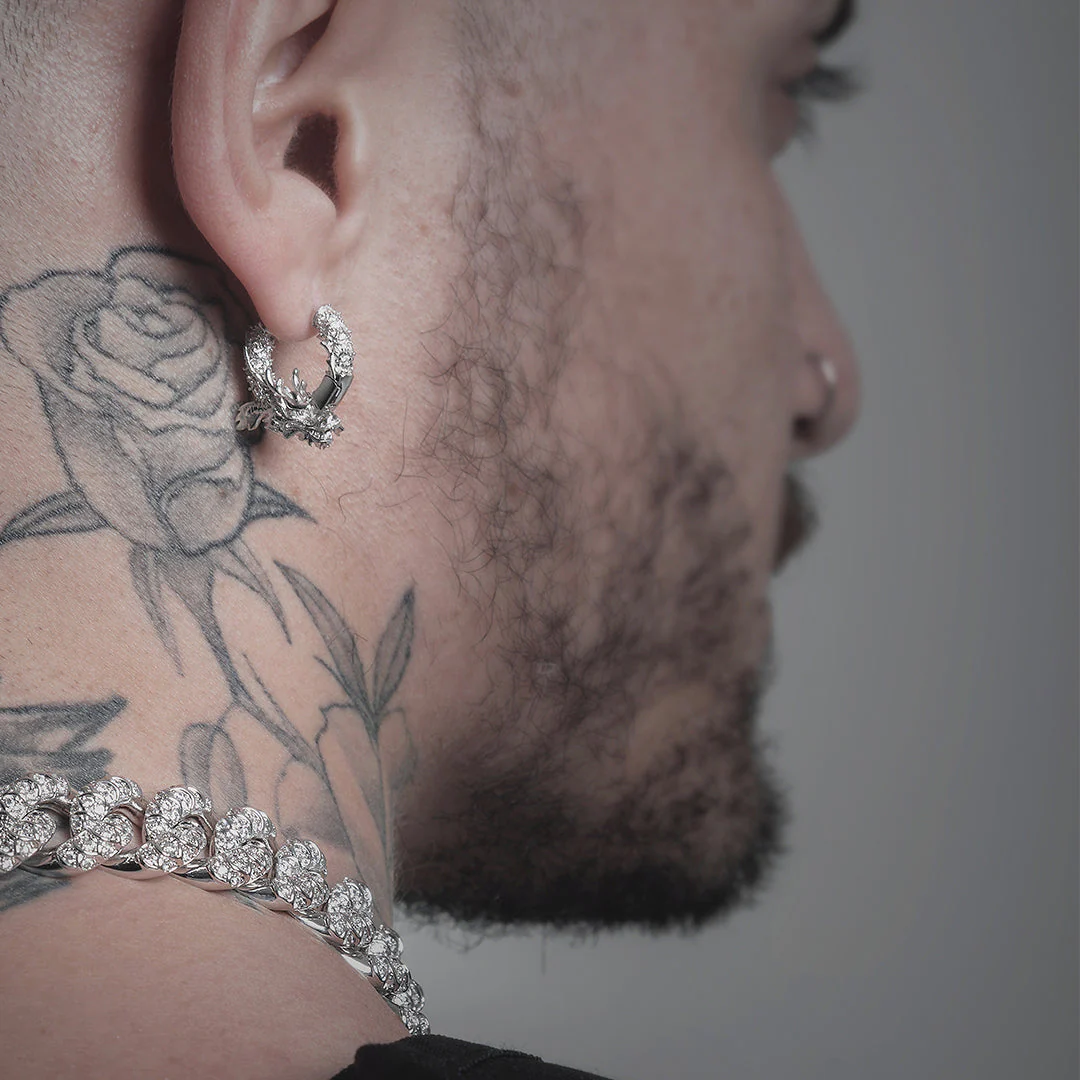 WONG Dragon Hoop Earring - Single - Image 9
