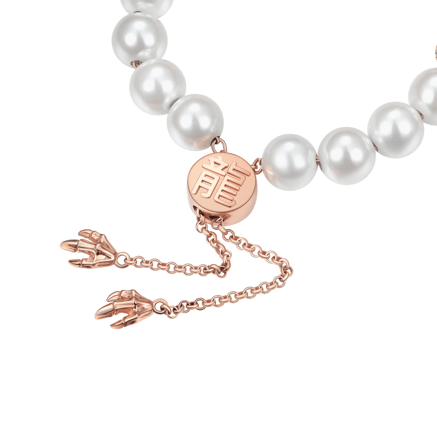 WONG Dragon Pearl and Bead Bracelet - 8mm - Image 17