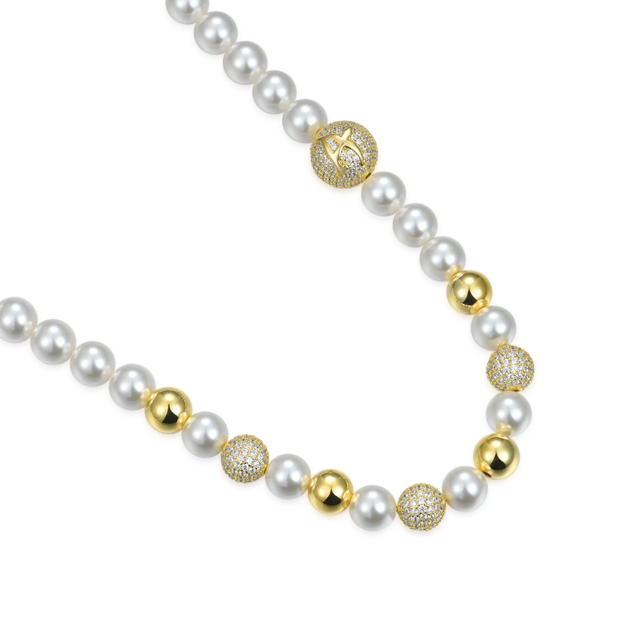 WONG Dragon Pearl and Bead Necklace - Image 5