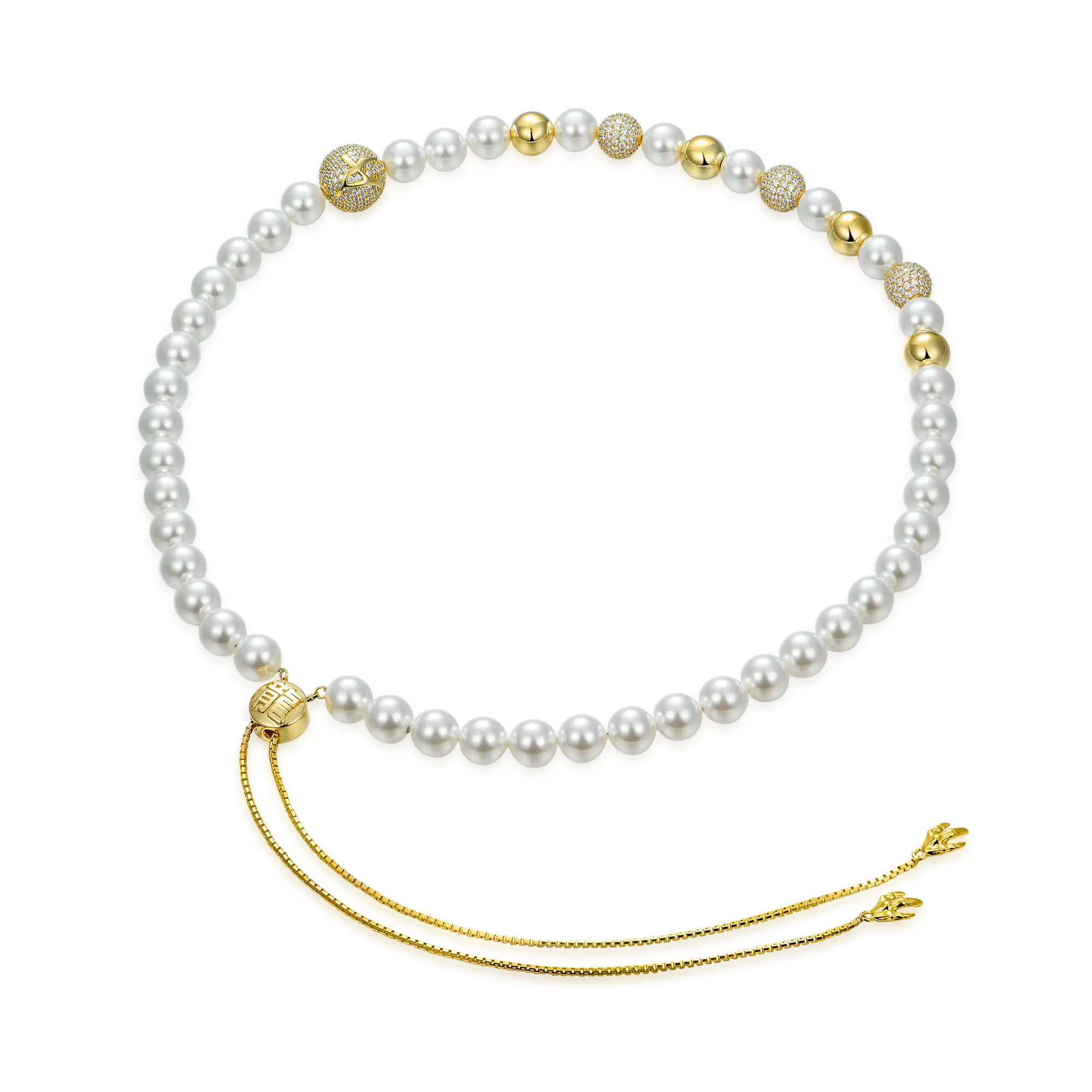 WONG Dragon Pearl and Bead Necklace - Image 7