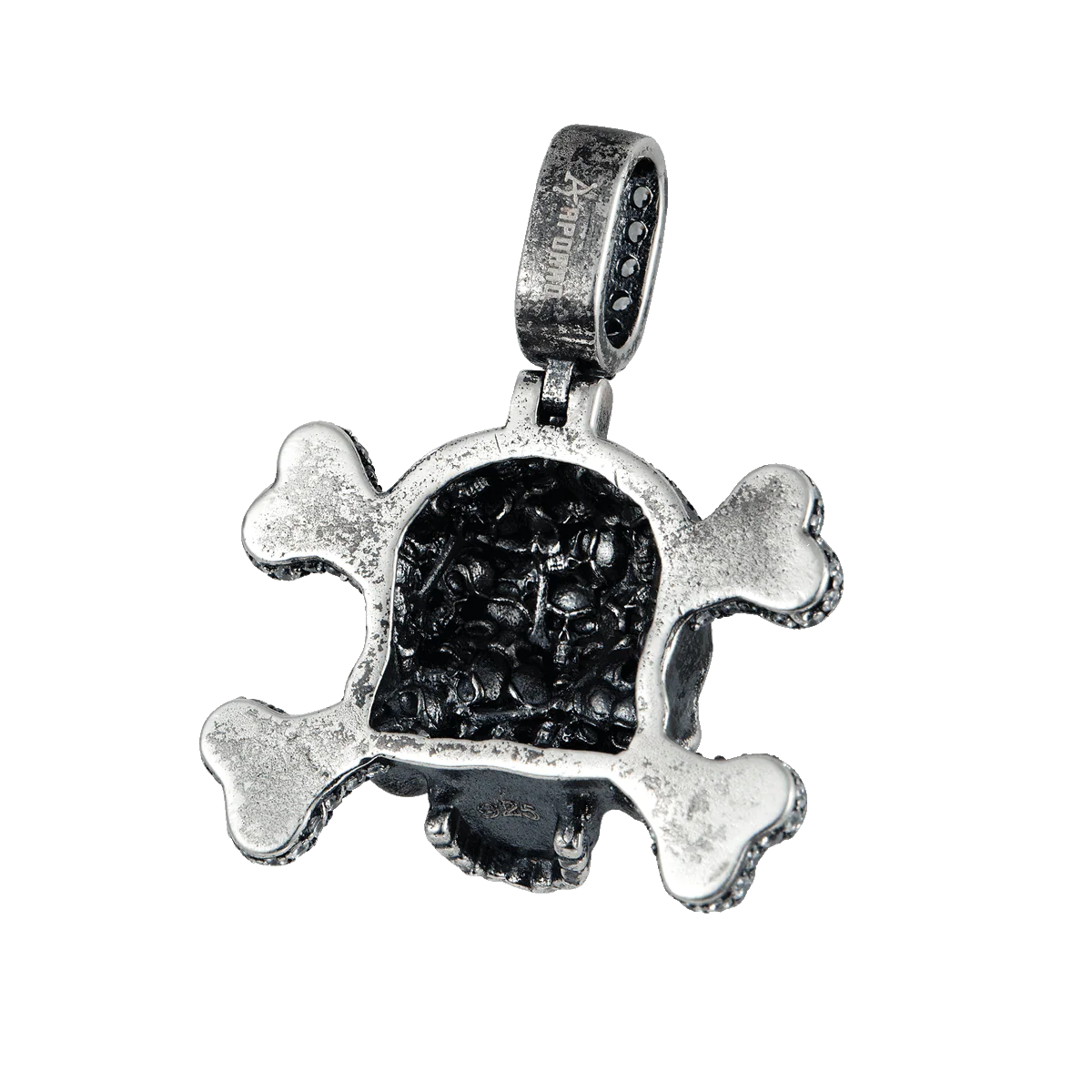 X Iced Skull Pendant - Image 5